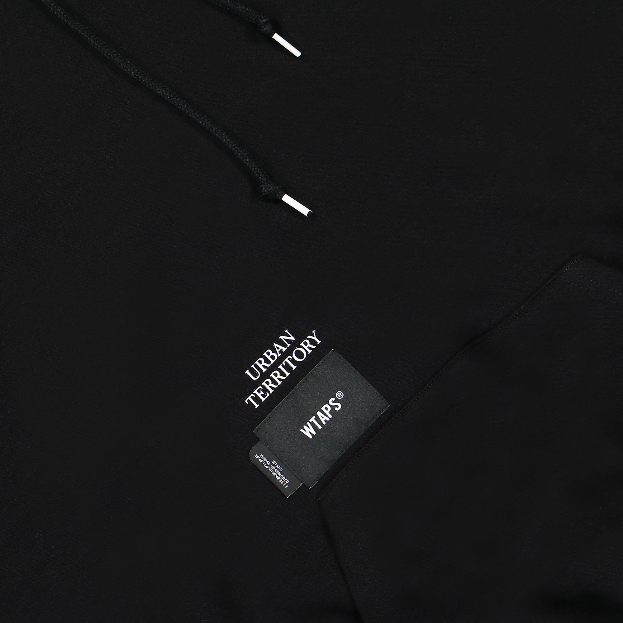 WTAPS Cross Bones Hoodie Black Hoodies Detail view 1 | Overkill