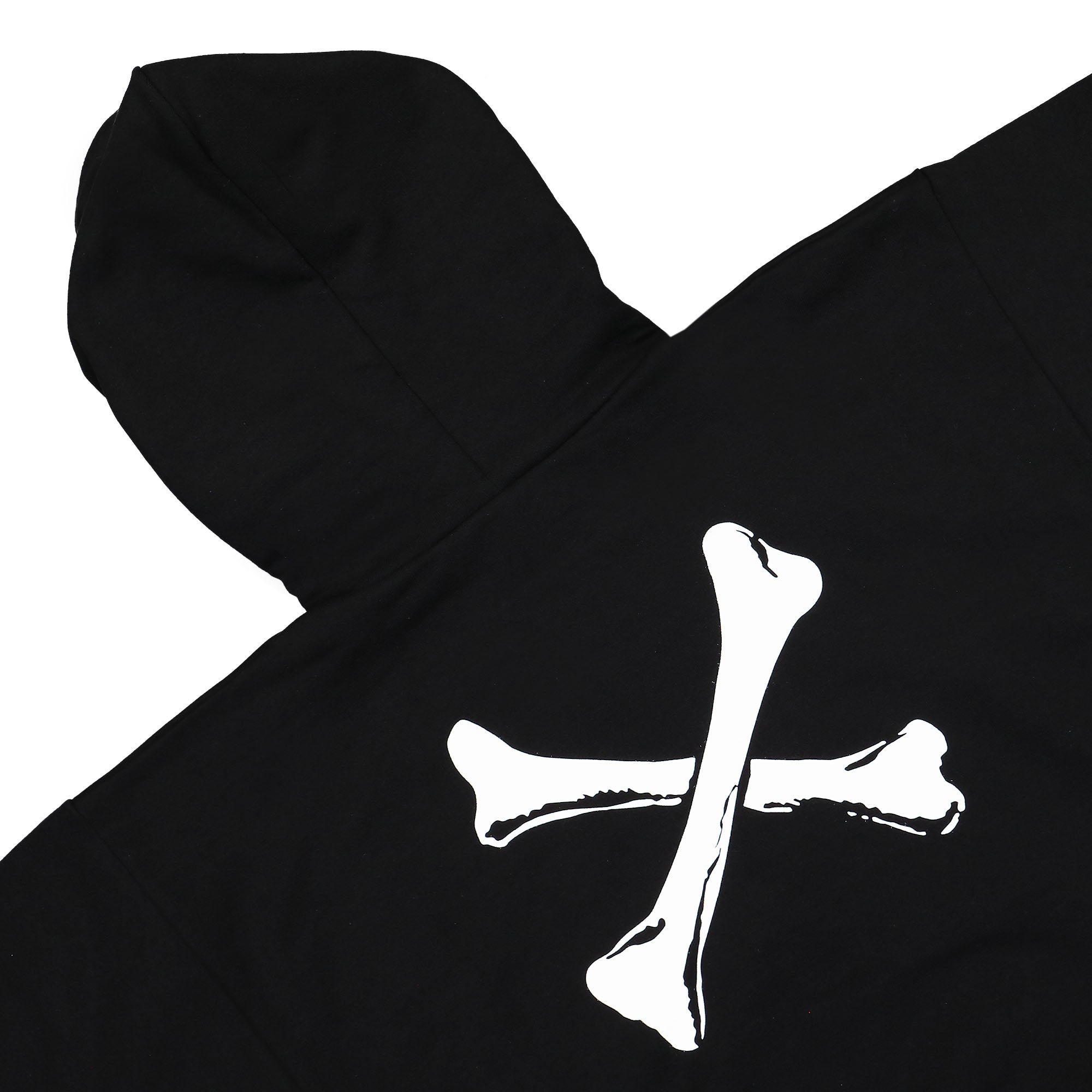 WTAPS Cross Bones Hoodie Black Hoodies Detail view 2 | Overkill