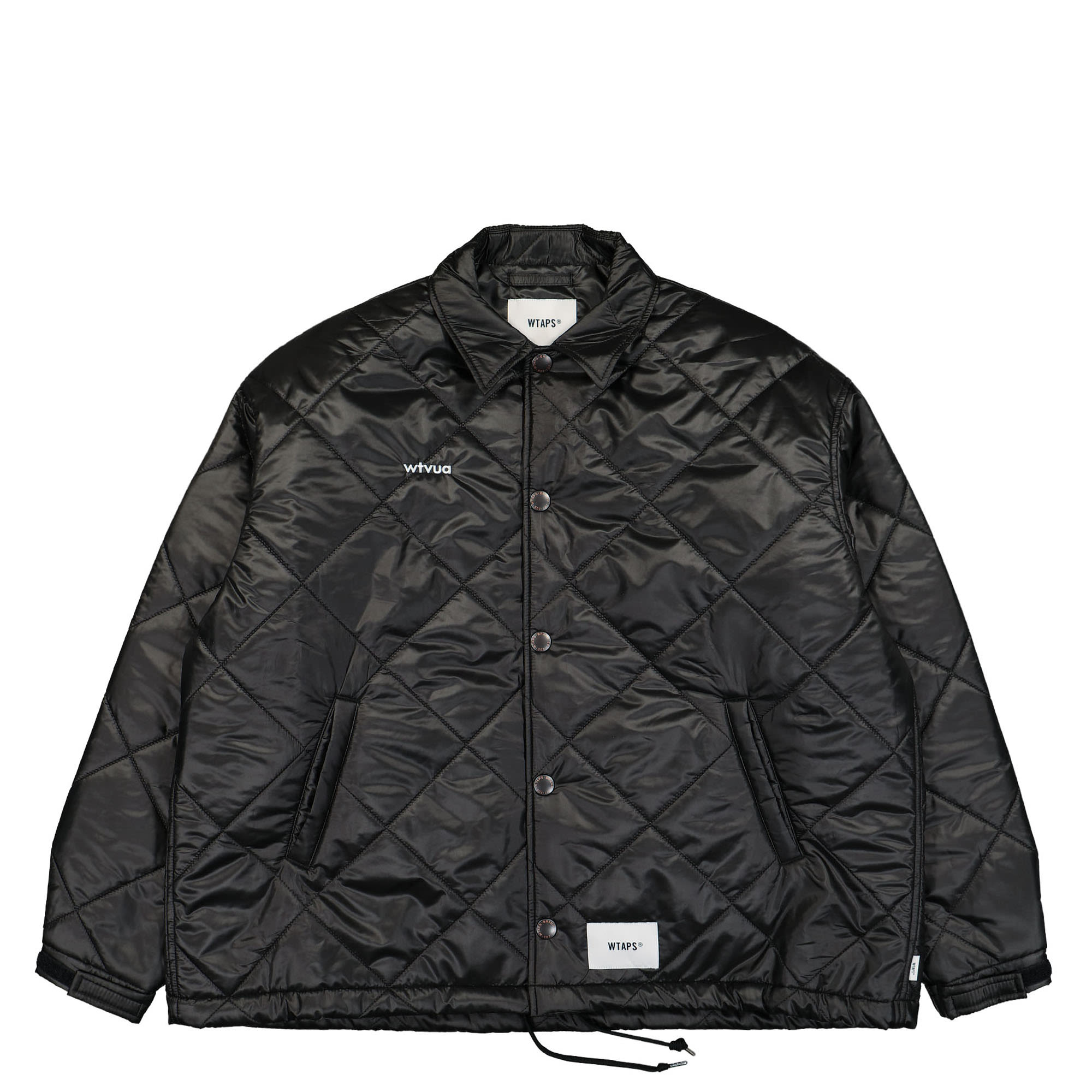 WTAPS WTVUA Chief 01 Jacket Black Jackets 222TQDT-JKM05 / Black | Overkill