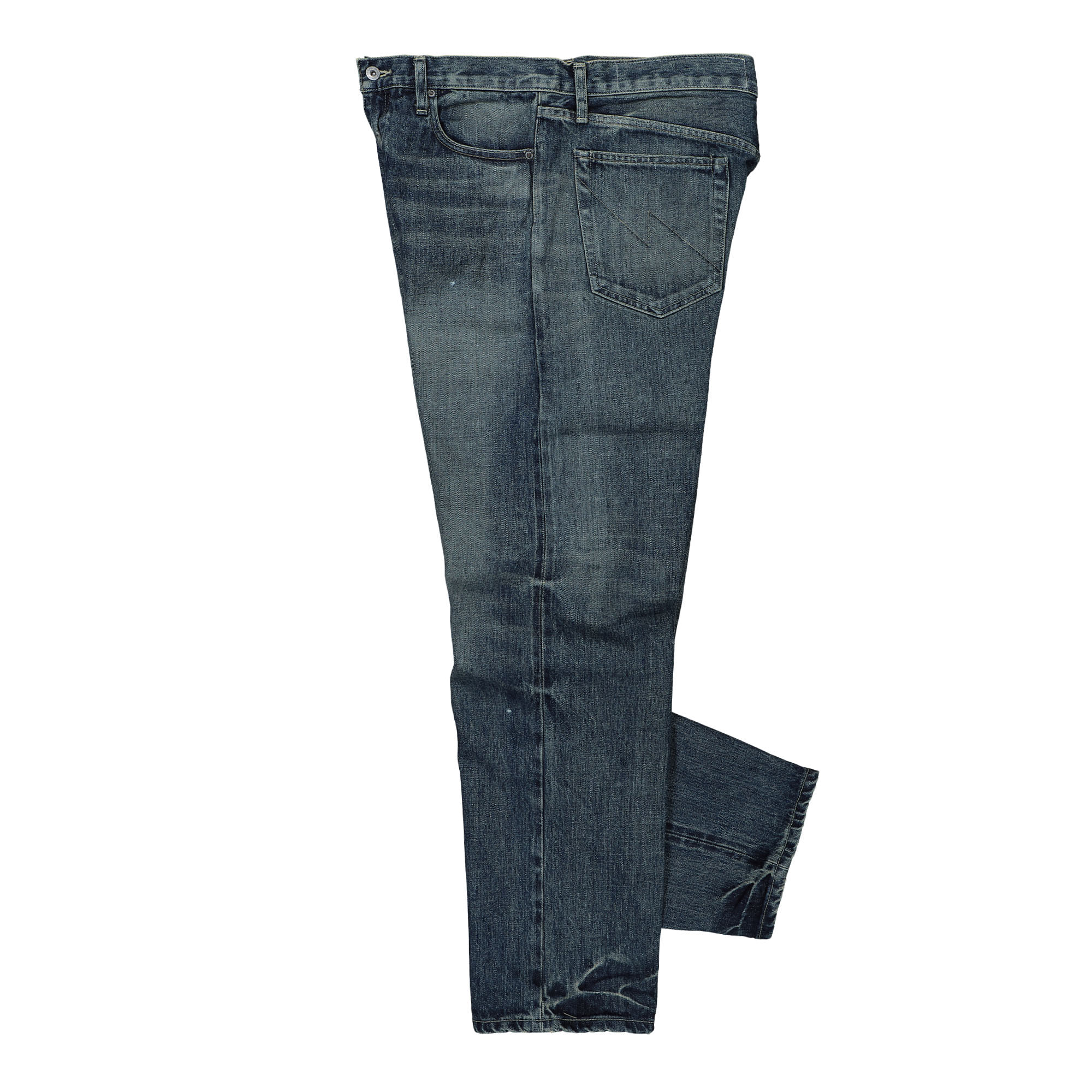 Neighborhood Washed Denim DP Basic Pant Indigo Sweat & Track Pants Close-up | Overkill