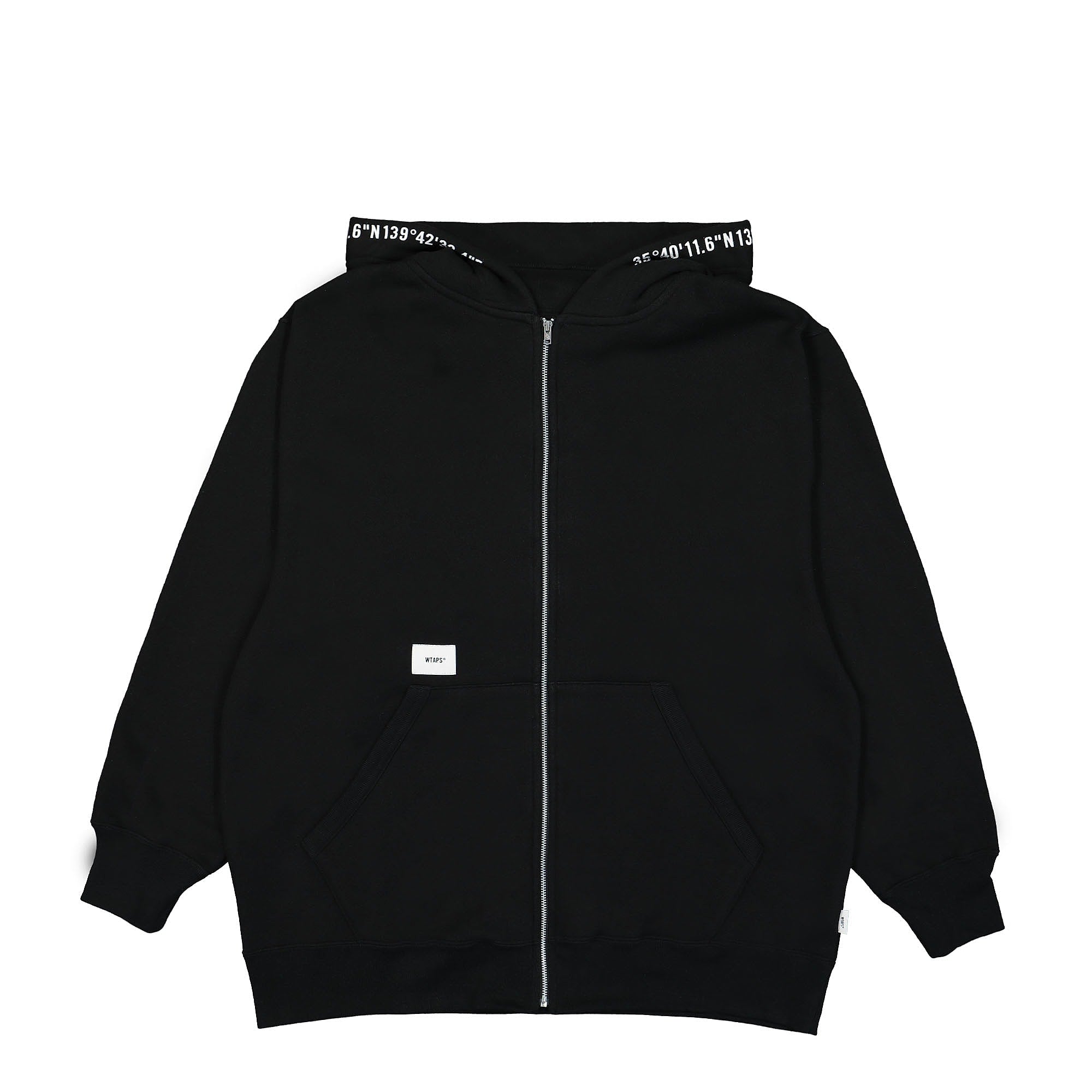 WTAPS X3.0 Zip Hoody Black Hoodies 222ATDT-CSM18 | Overkill