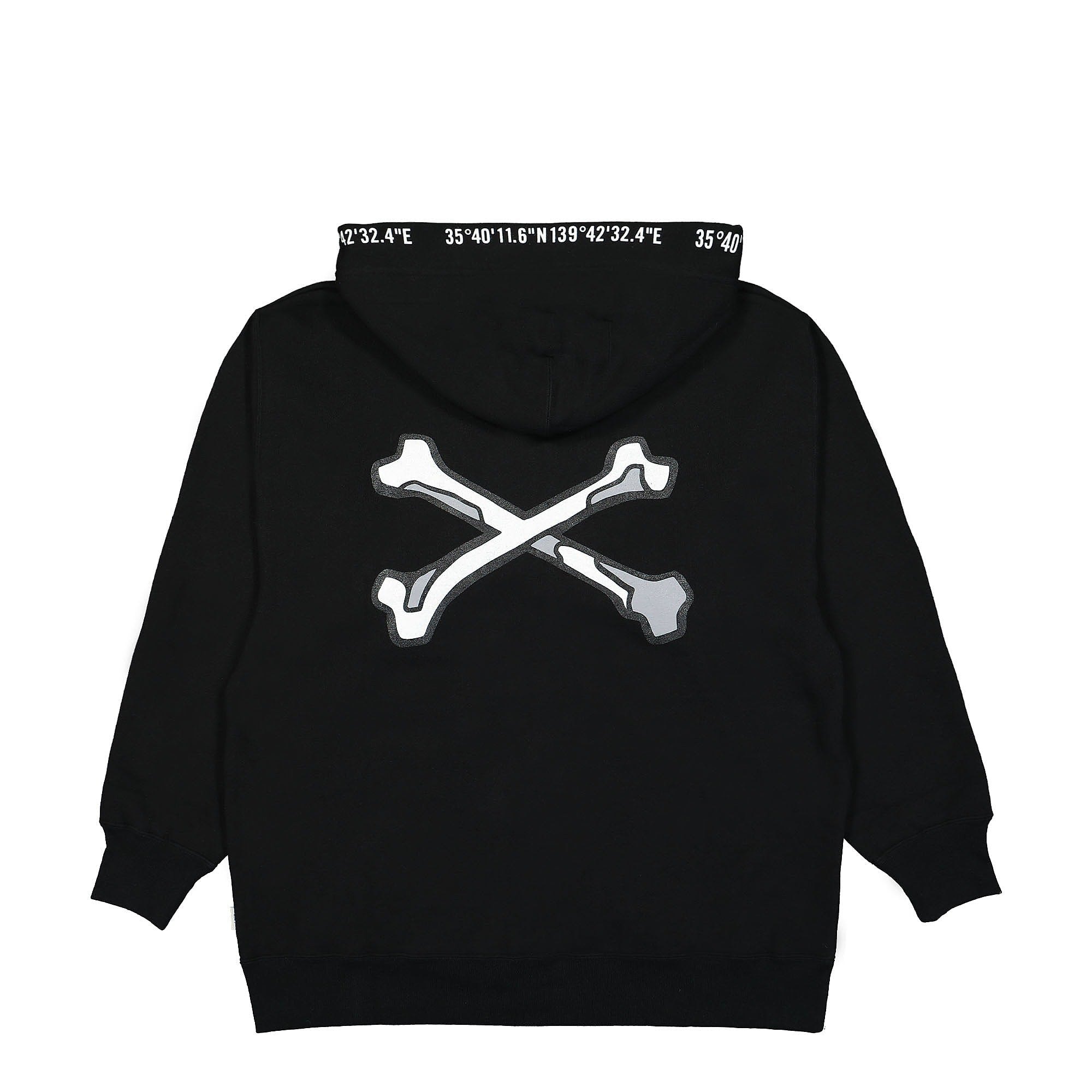 WTAPS X3.0 Zip Hoody Black Hoodies Close-up | Overkill
