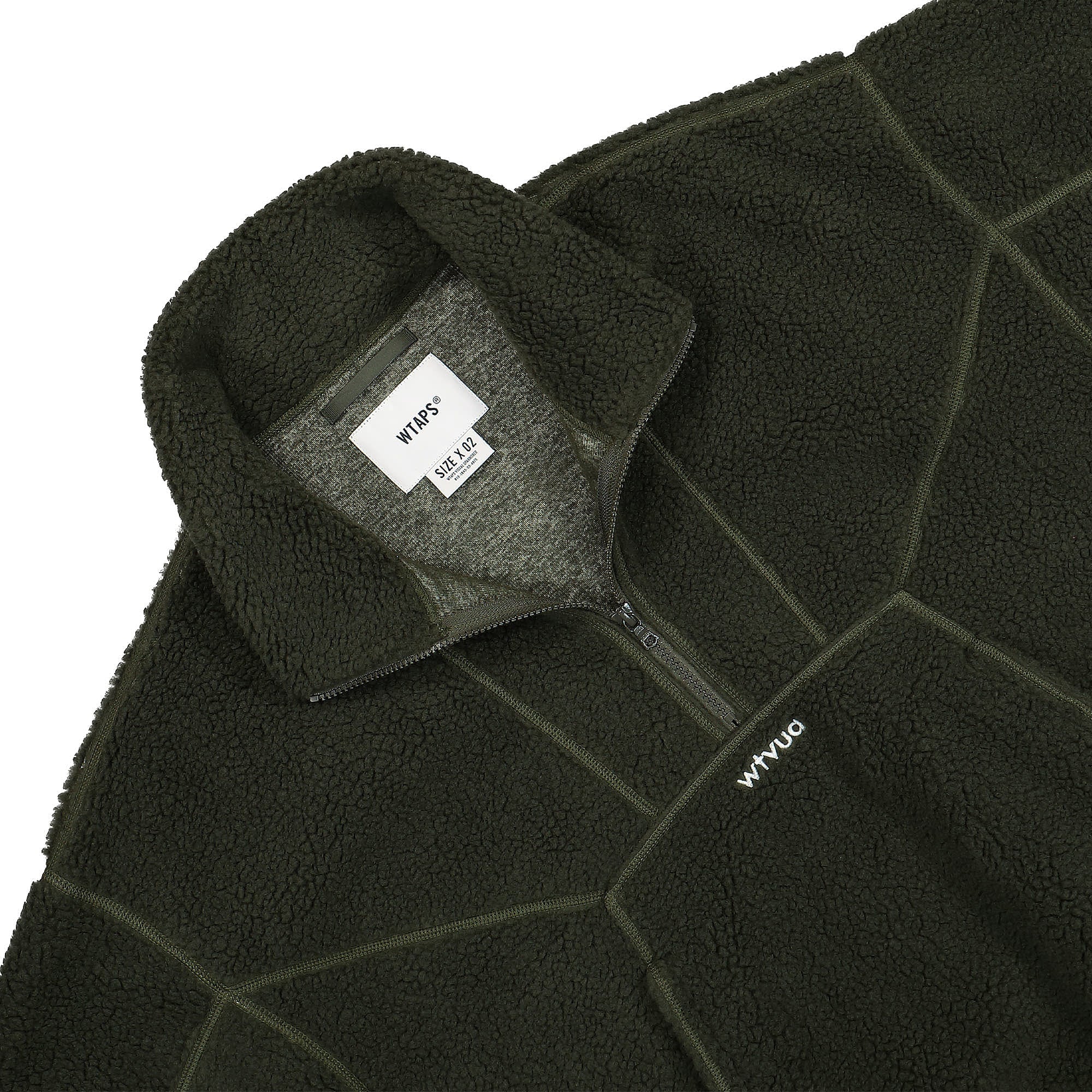 WTAPS WTVUA Mech Jacket Olive Drab Jackets Close-up | Overkill