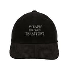 WTAPS T-6L 02 Corduroy Cap Black Caps Detailfoto | Overkill