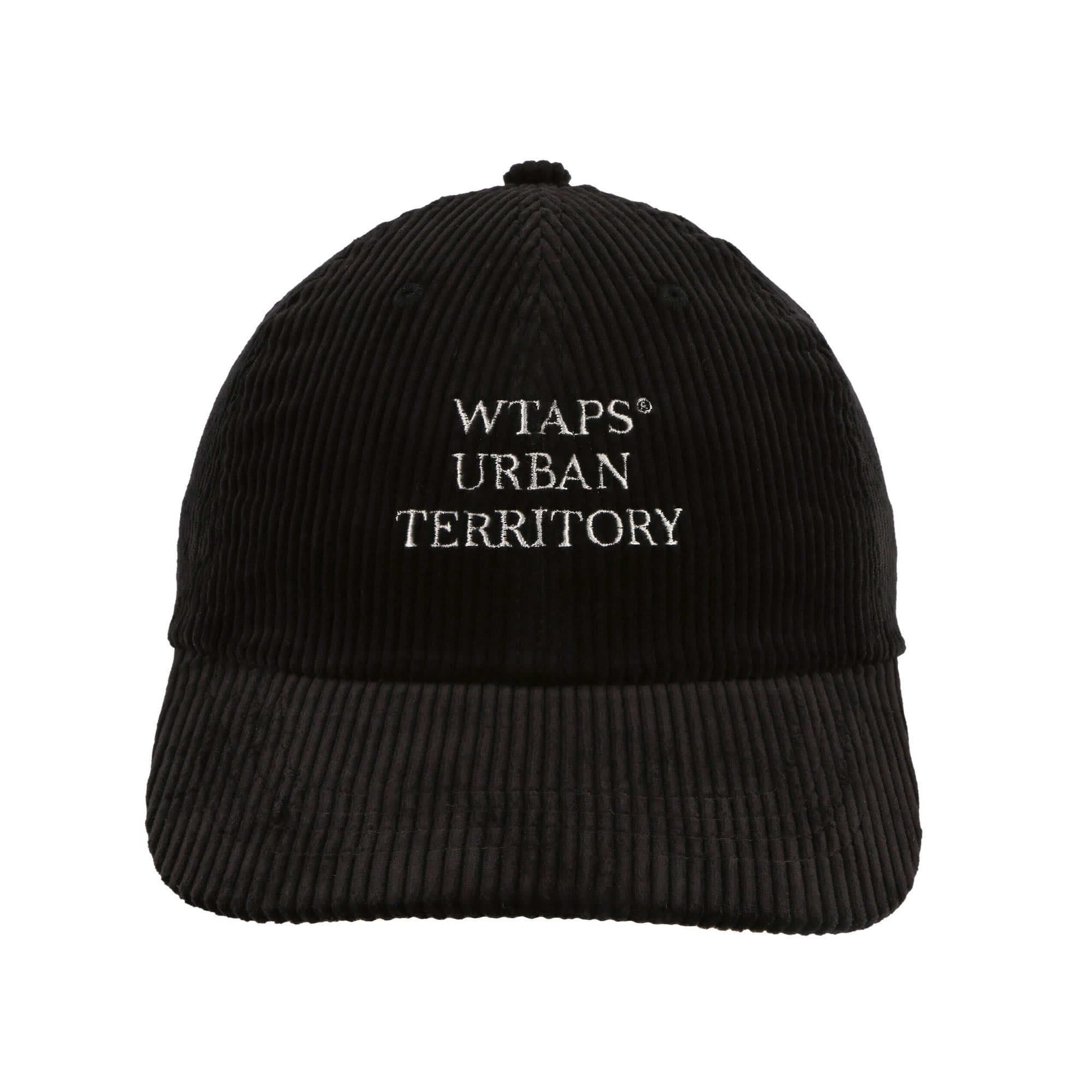 WTAPS T-6L 02 Corduroy Cap Black Caps Detailfoto | Overkill