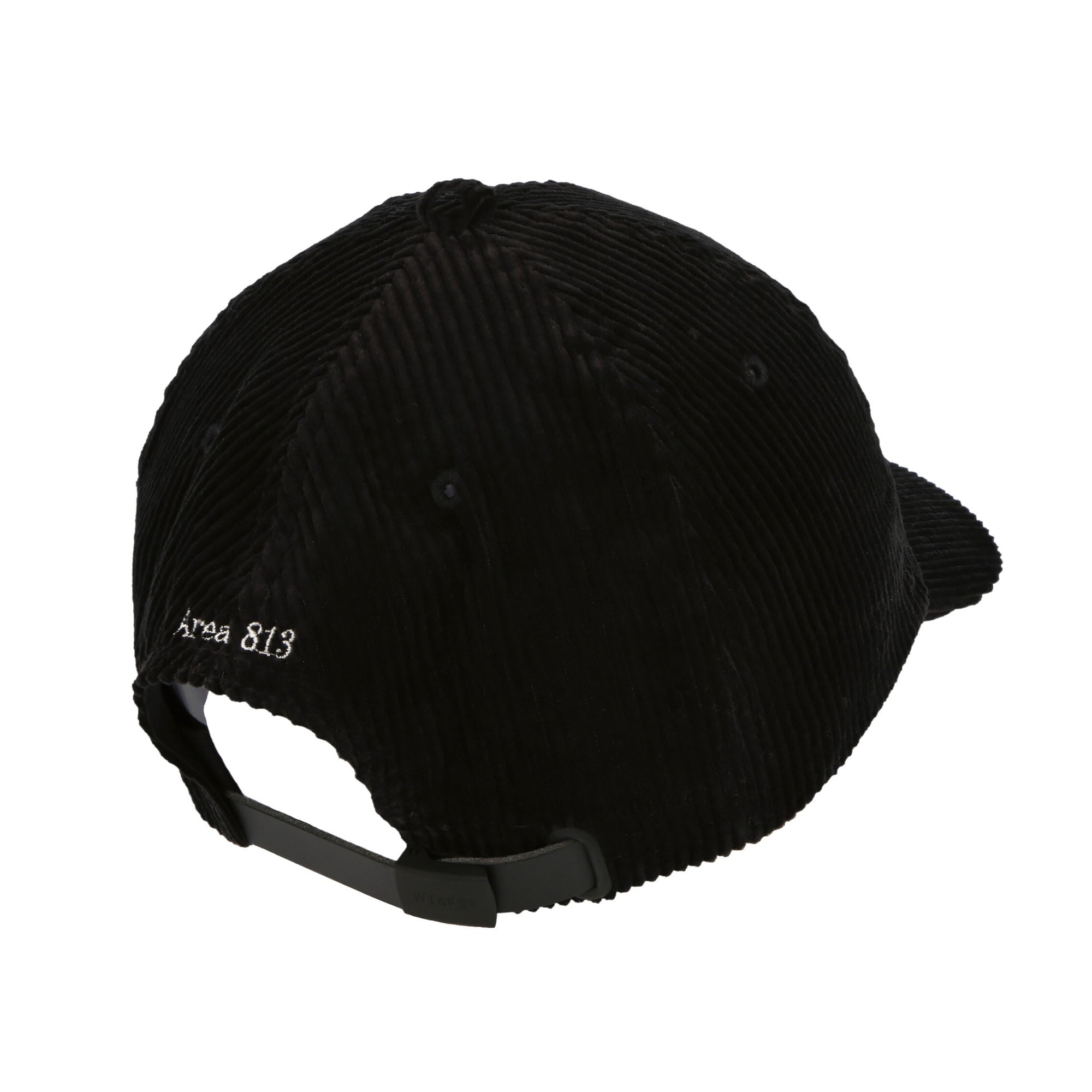 WTAPS T-6L 02 Corduroy Cap Black Caps Detail view 1 | Overkill