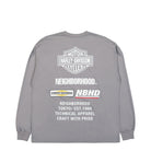 Neighborhood Harley-Davidson x Neighborhood LS. CO Crewneck Gray Sweatshirts Close-up | Overkill