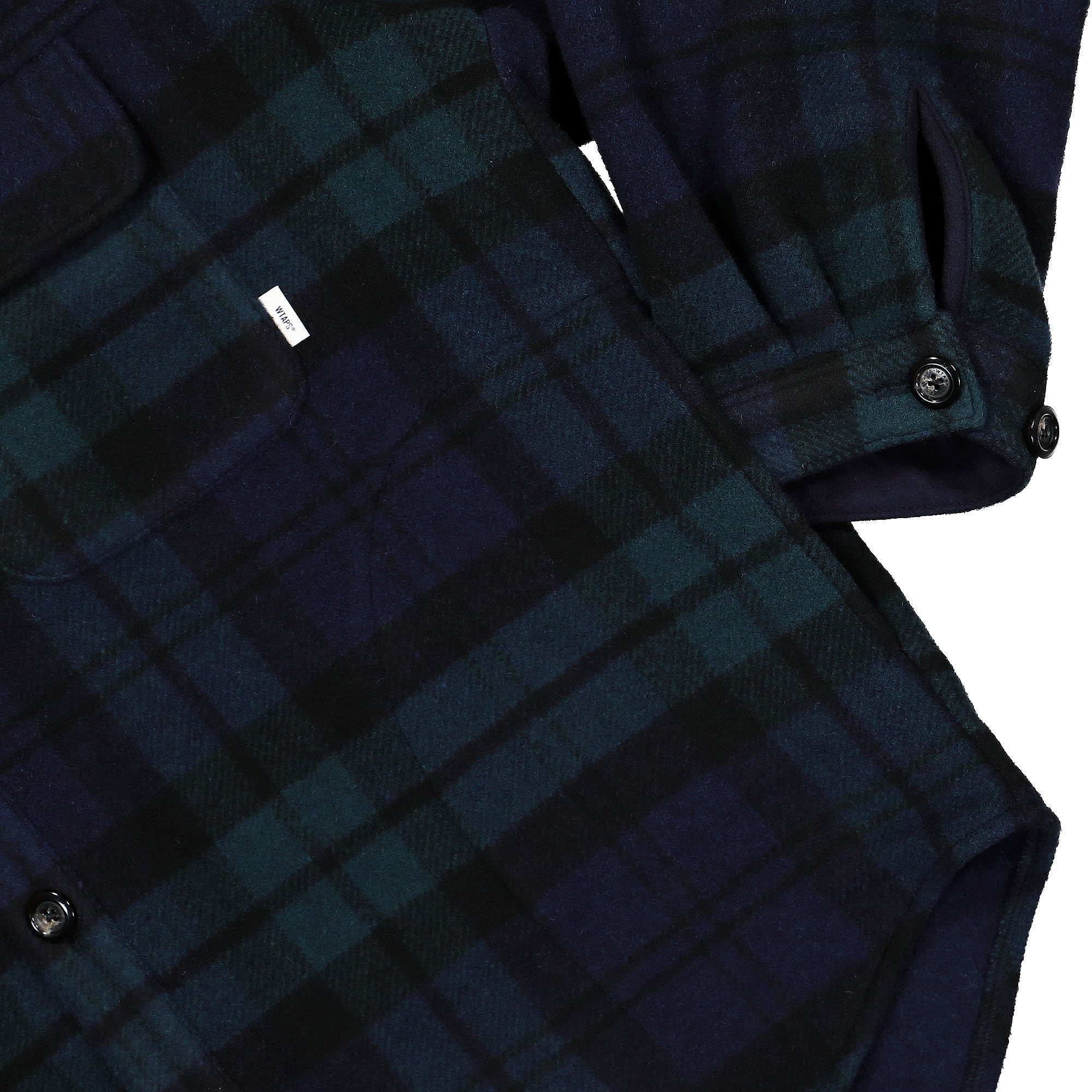 WTAPS WCPO 02 Shirt Jacket Green Jackets Detailfoto | Overkill