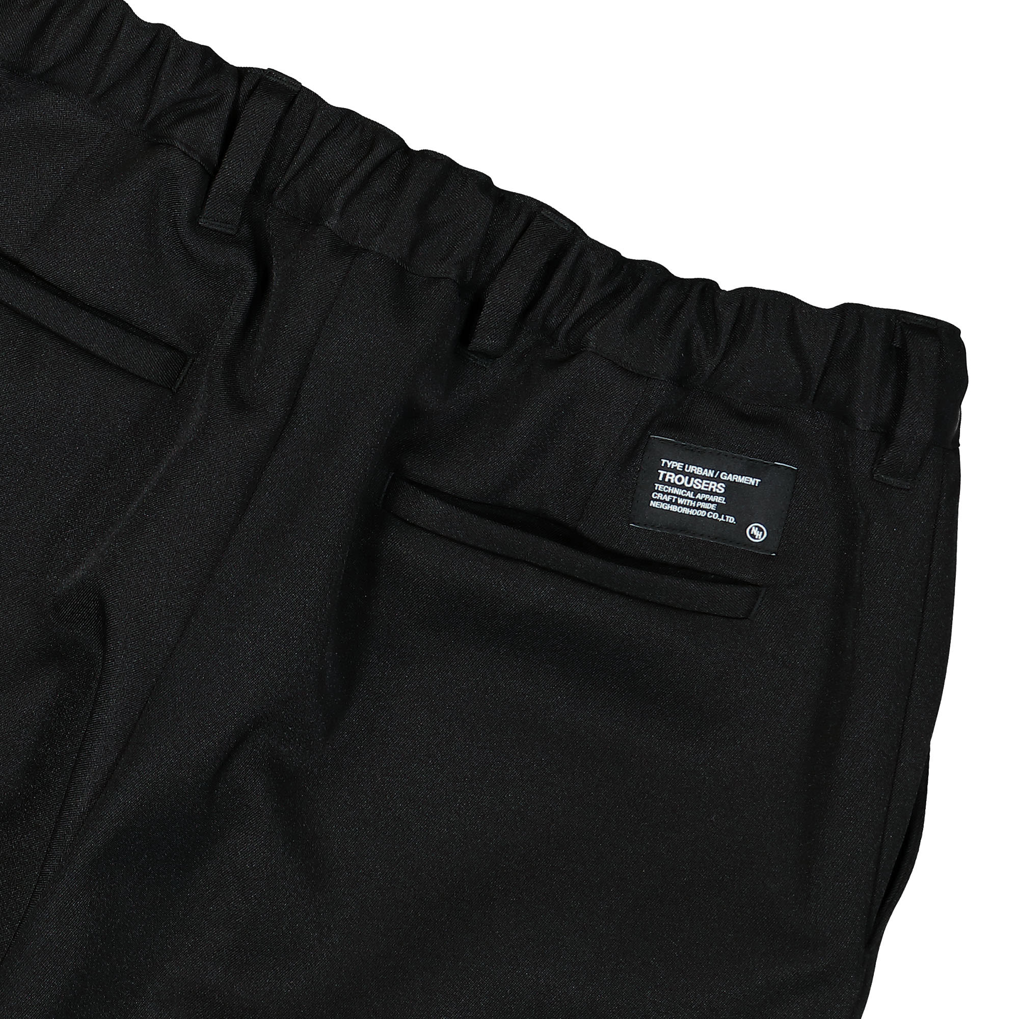 Neighborhood Taperedsilhouette Pants 231AQNH-PTM04 / Black | OVERKILL