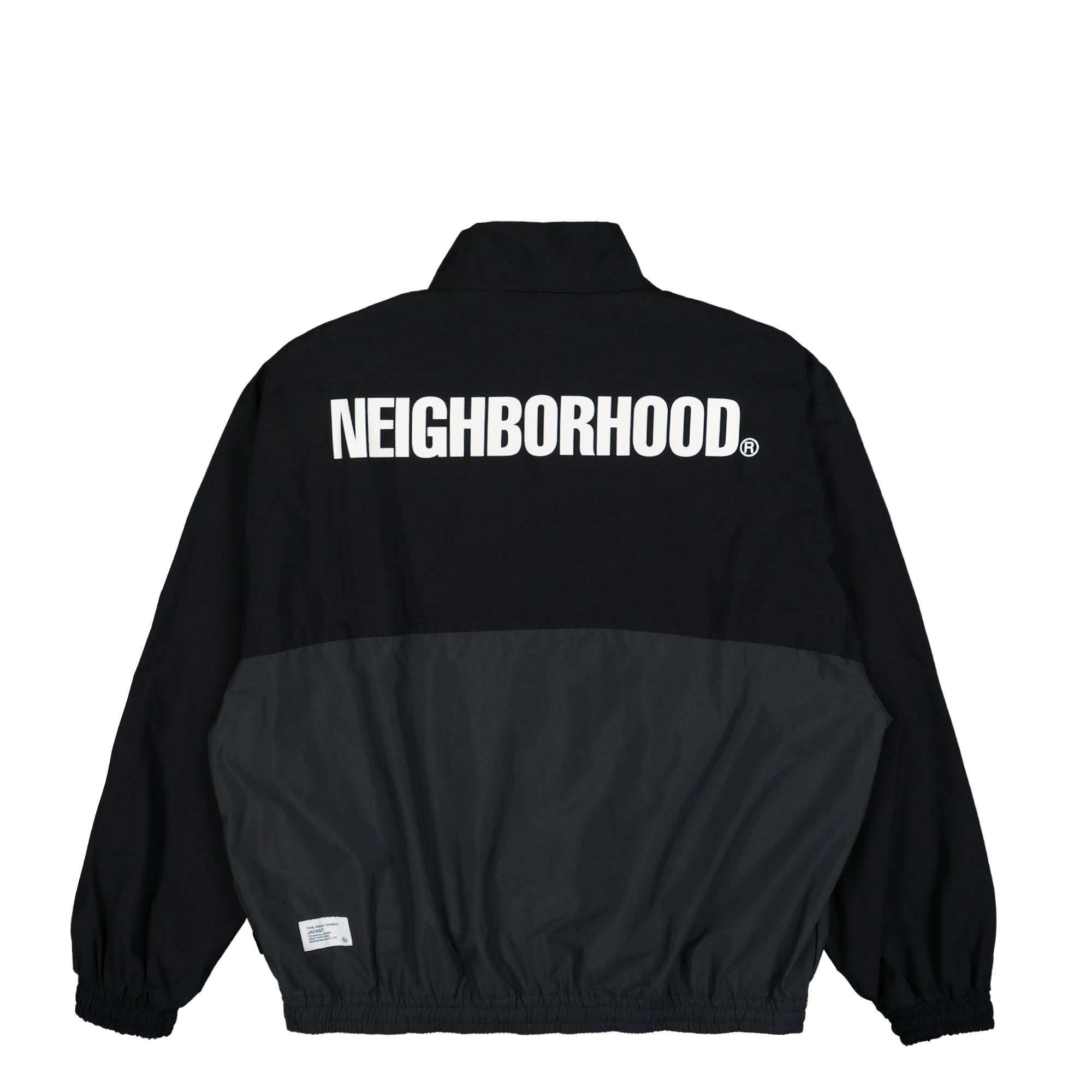 Neighborhood Bicolor Track Jacket Black Track Jackets Close-up | Overkill