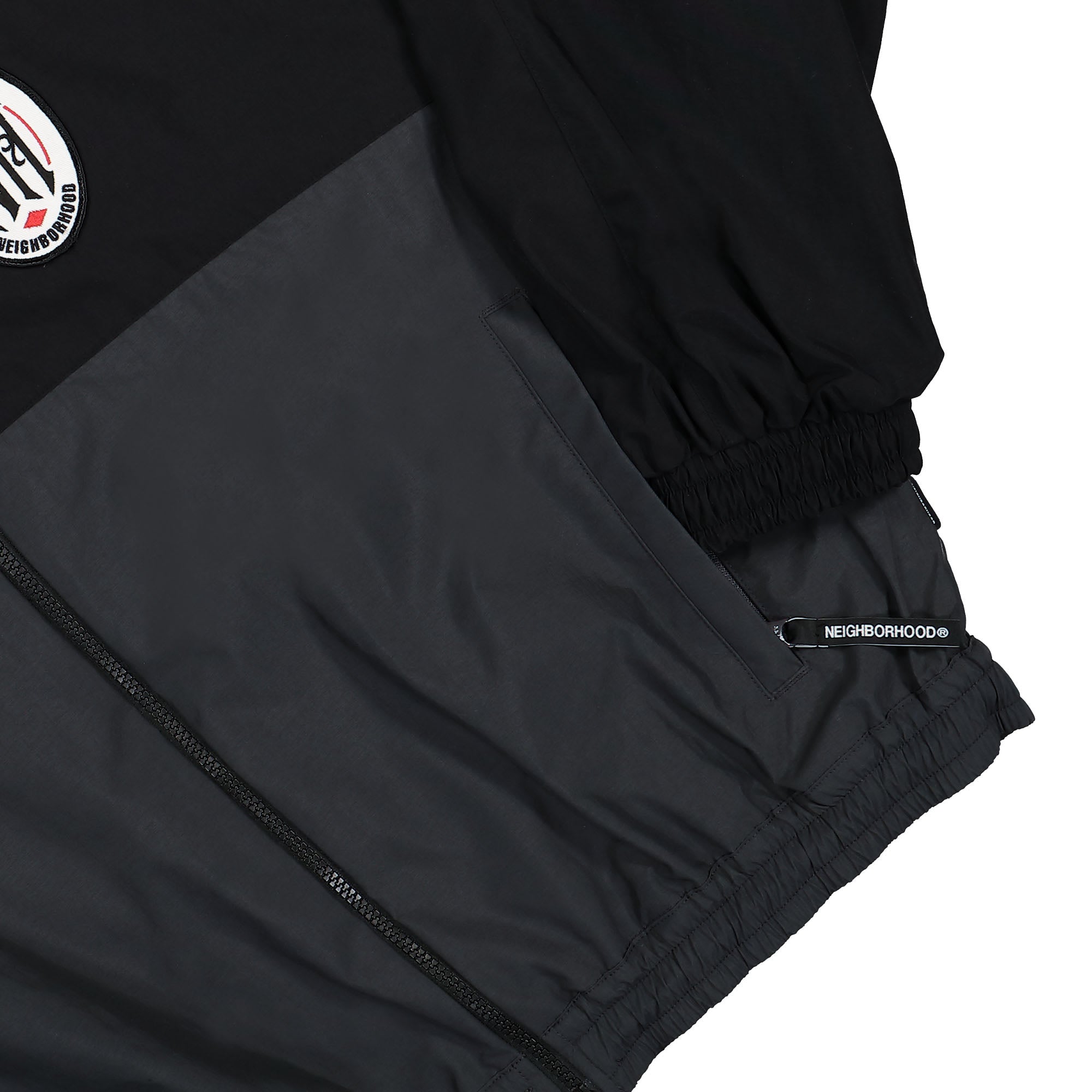 Neighborhood Bicolor Track Jacket Black Track Jackets Detailfoto | Overkill