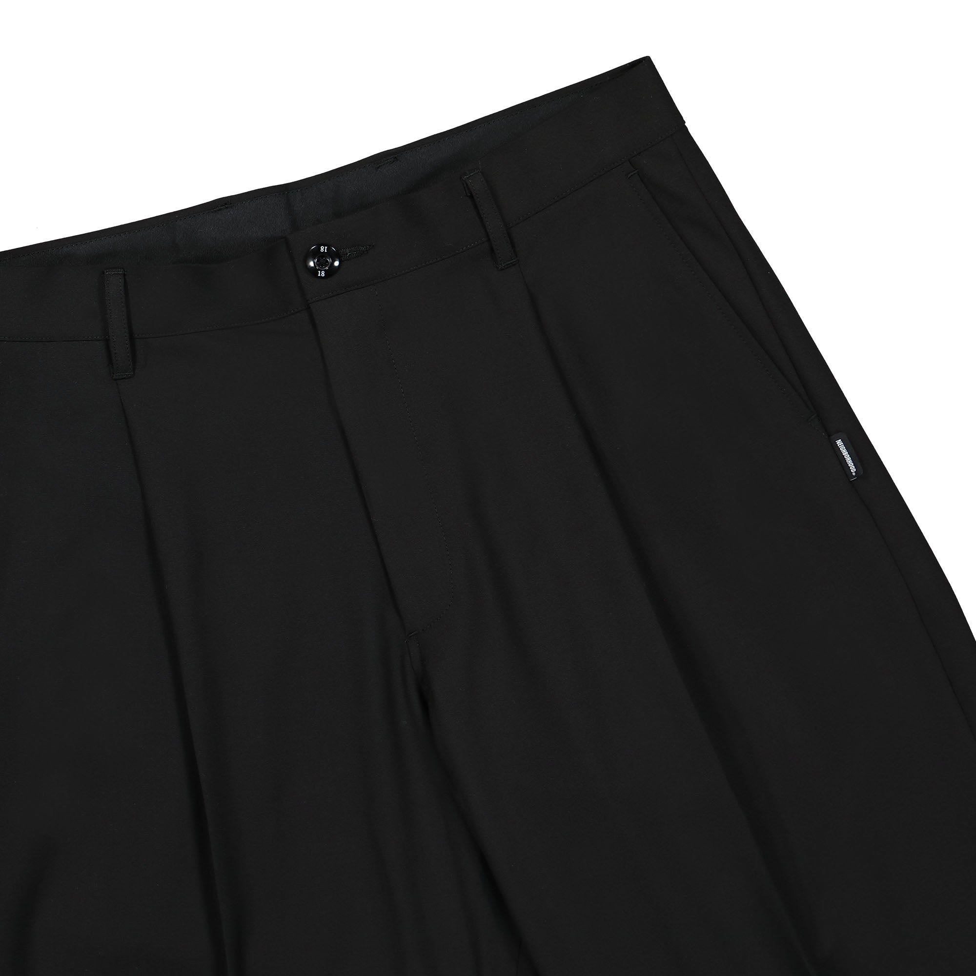 Neighborhood Tuck Pants Black Casual Pants Detailfoto | Overkill