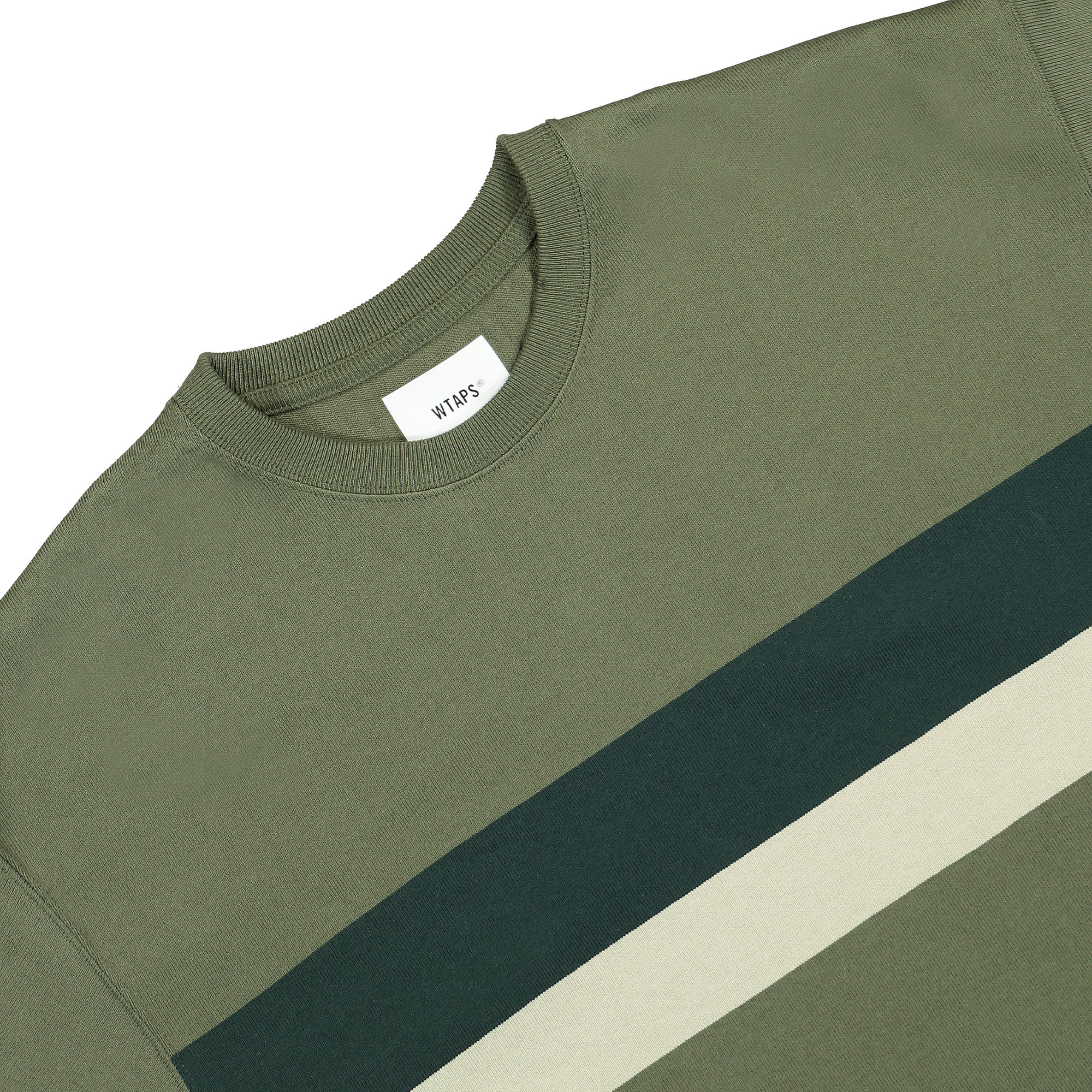 WTAPS BDY 03 SS T-Shirt Olive Drab T-Shirts Close-up | Overkill