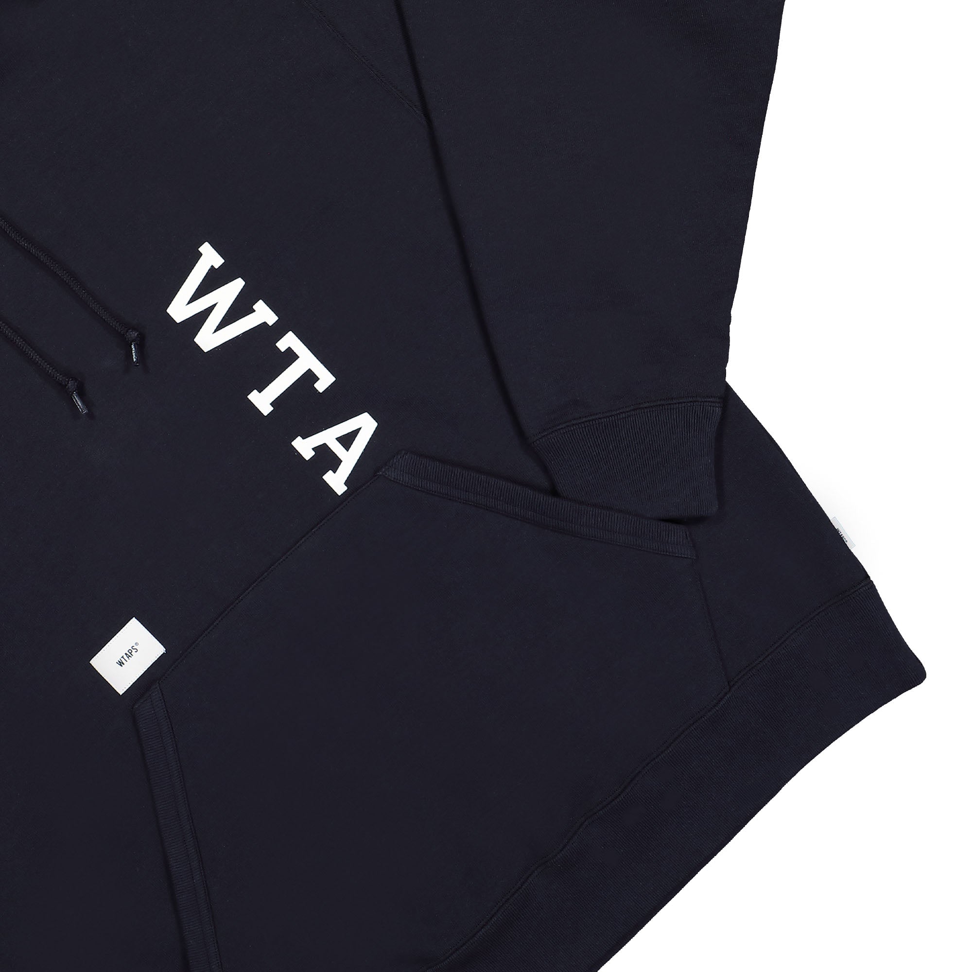 WTAPS Design 01 Hooded Sweatshirt Navy Hoodies Detailfoto | Overkill