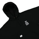 WTAPS Design 02 Hooded Sweatshirt Black Hoodies Close-up | Overkill
