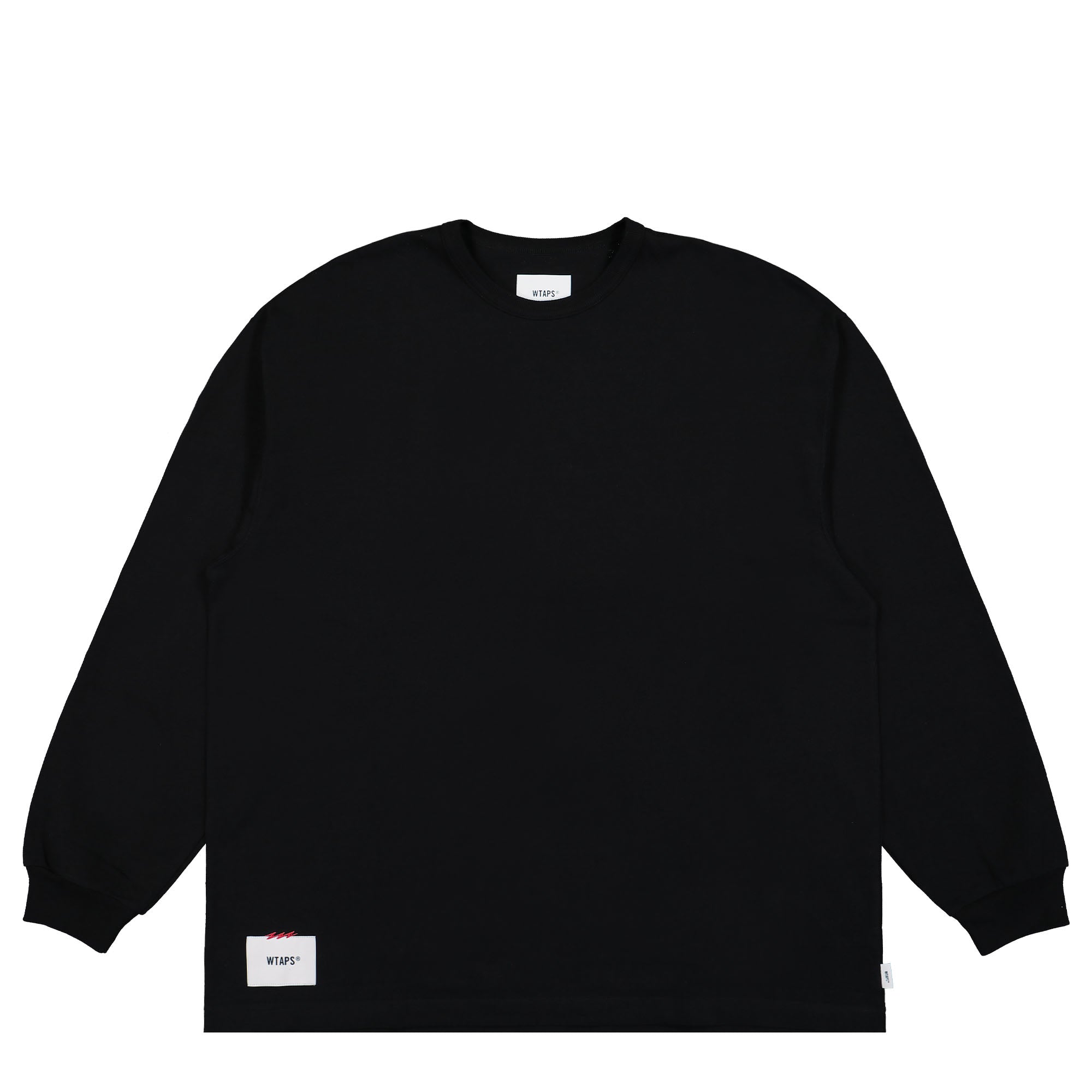 WTAPS Design 02 Sweatshirt LS Black Sweatshirts 231ATDT-CSM11 / Black | Overkill