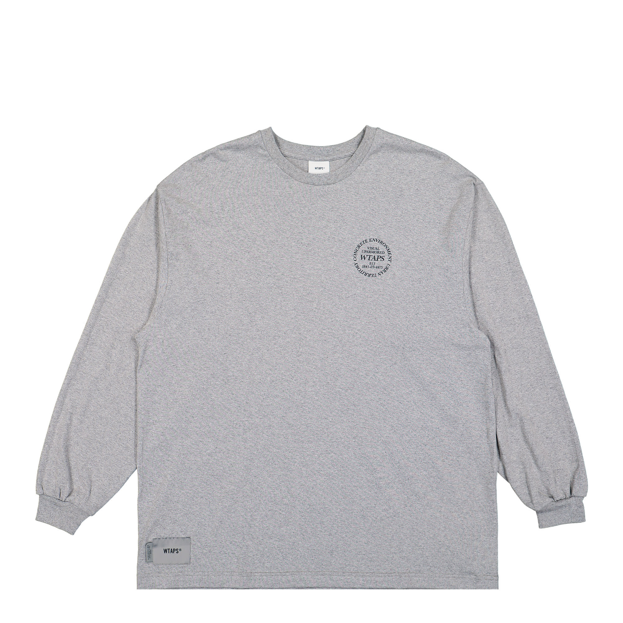 WTAPS Urban Transition Longsleeve T-Shirt Ash Gray Longsleeves 231ATDT-LTM03S / Ash Gray | Overkill