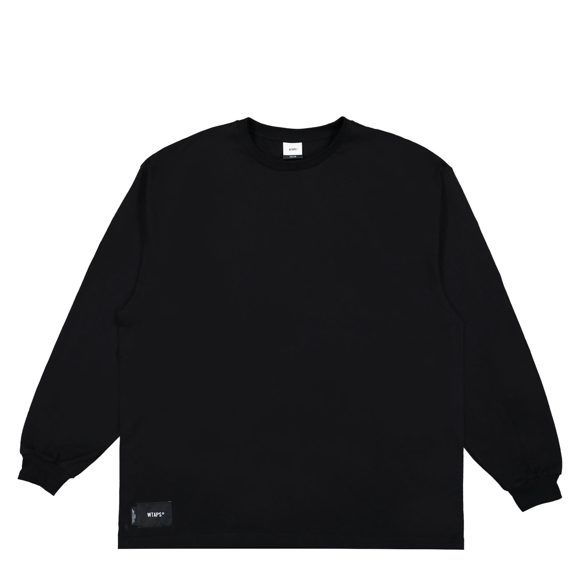 WTAPS Ingredients Longsleeve T-Shirt Black Longsleeves 231ATDT-LTM04S / Black | Overkill