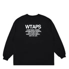 WTAPS Ingredients Longsleeve T-Shirt Black Longsleeves Close-up | Overkill