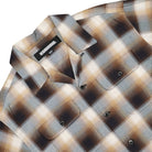 Neighborhood Blockombre Shirt LS Brown Shirts Close-up | Overkill