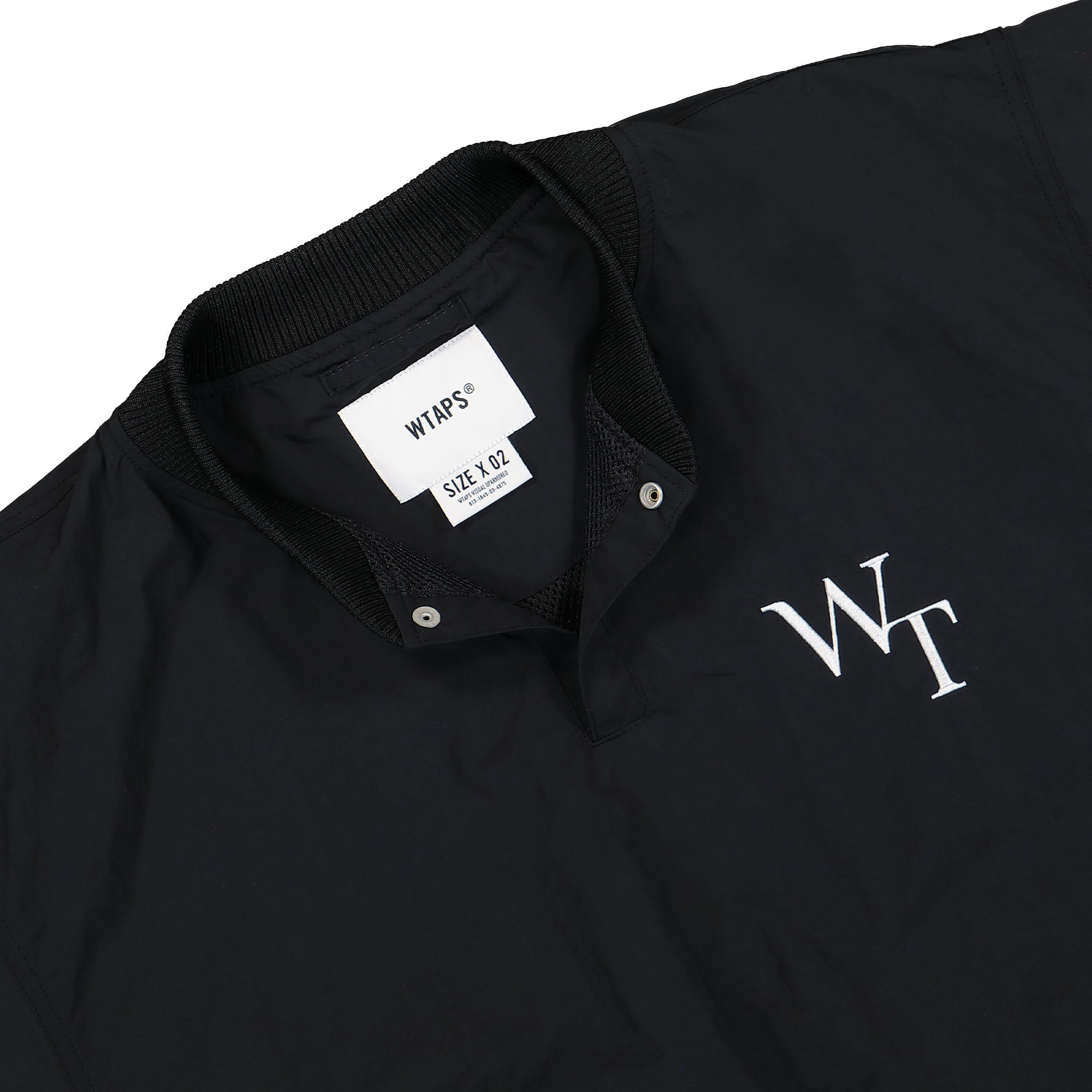WTAPS Pitch Jacket Tussah. League 231BRDT-JKM02 / Black | OVERKILL