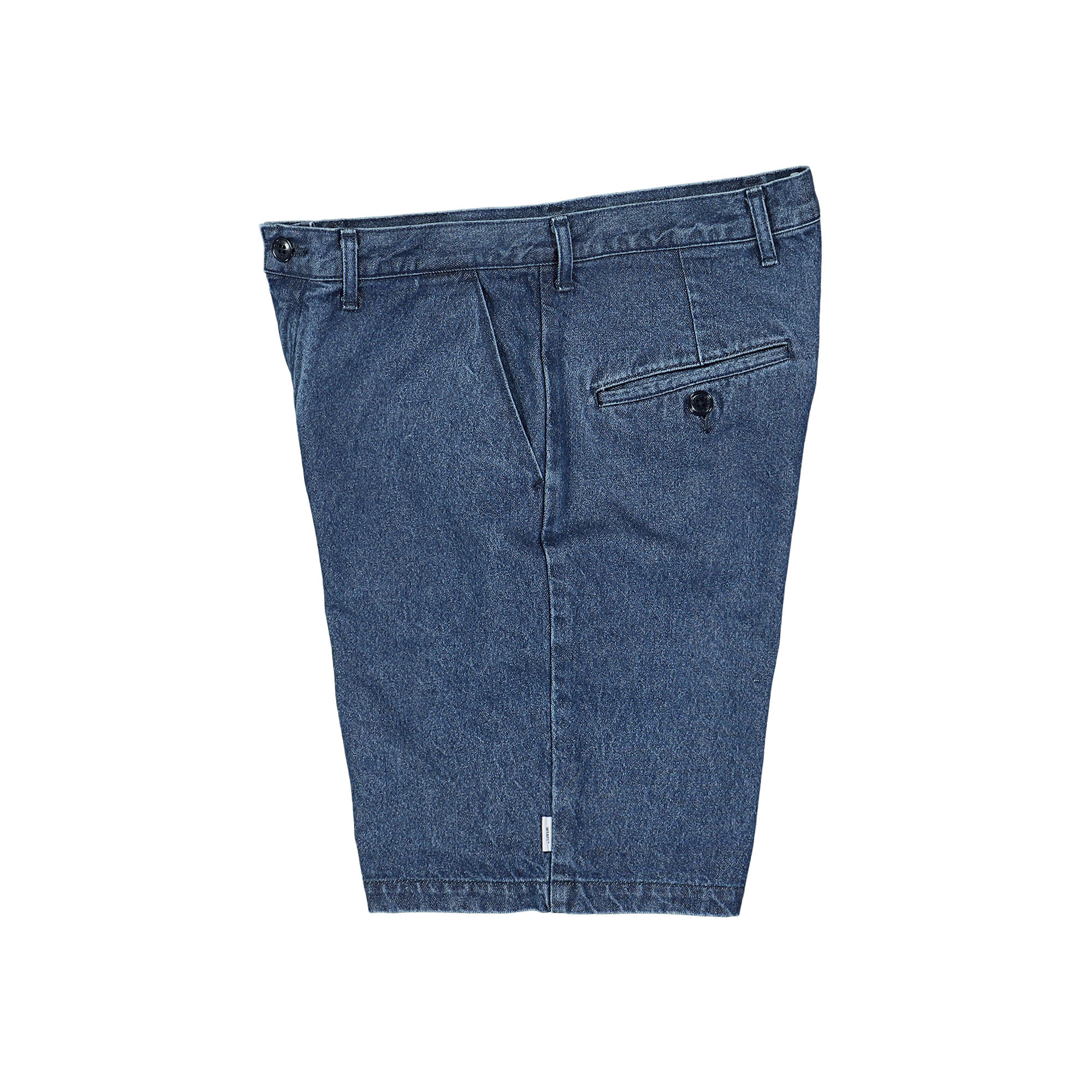 WTAPS WRKS2001 Denim Shorts Indigo Shorts Close-up | Overkill