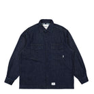 WTAPS CBW Longsleeve Shirt Indigo Shirts 231BRDT-SHM01 / Indigo | Overkill