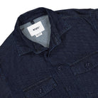 WTAPS CBW Longsleeve Shirt Indigo Shirts Close-up | Overkill