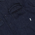 WTAPS CBW Longsleeve Shirt Indigo Shirts Detailfoto | Overkill