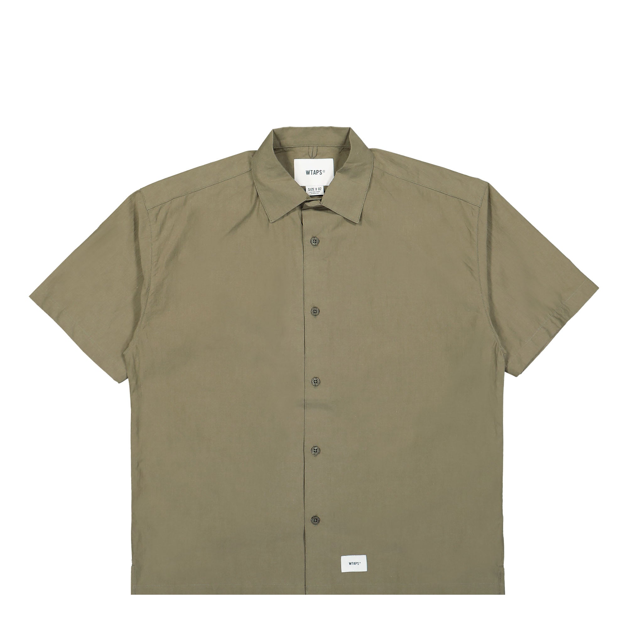 WTAPS Ingredient SS Shirt Olive Drab Shirts 231BRDT-SHM04 / Olive Drab | Overkill