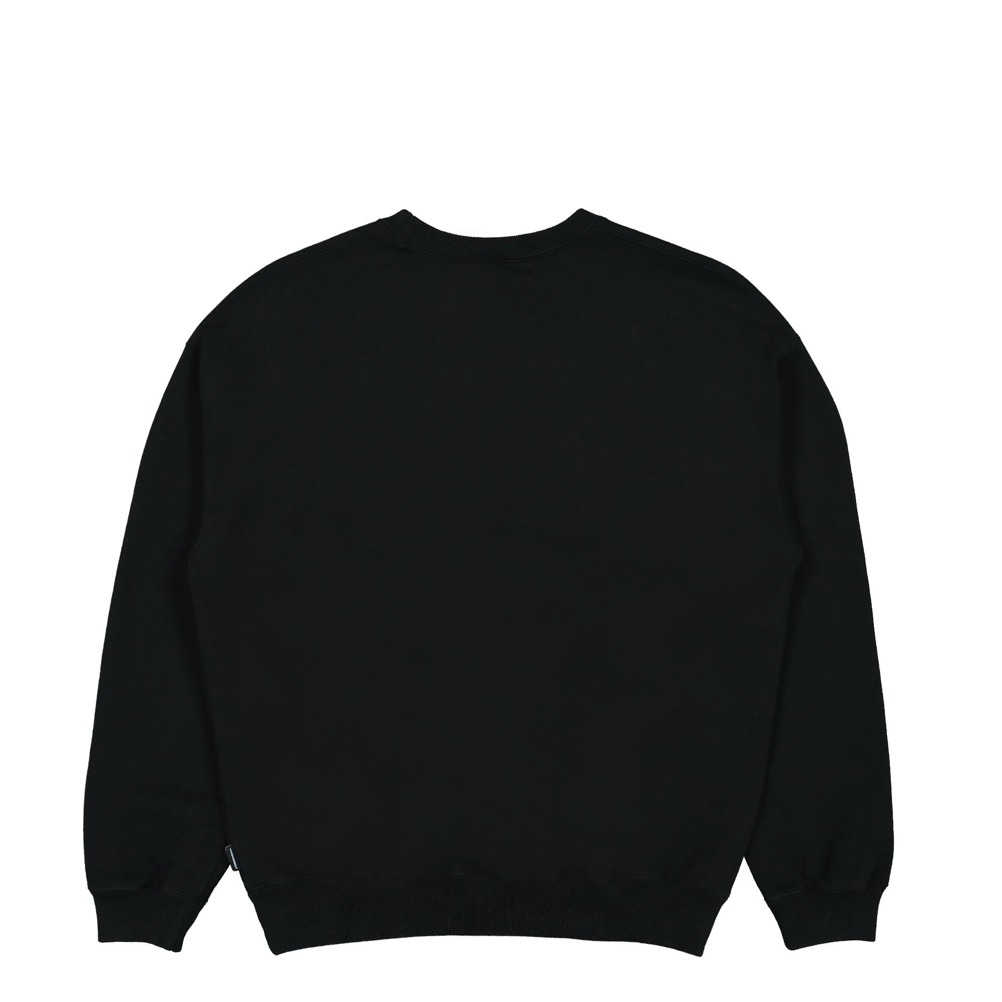 Neighborhood College Logo Crew Sweatshirt LS Black Sweatshirts Material | Overkill