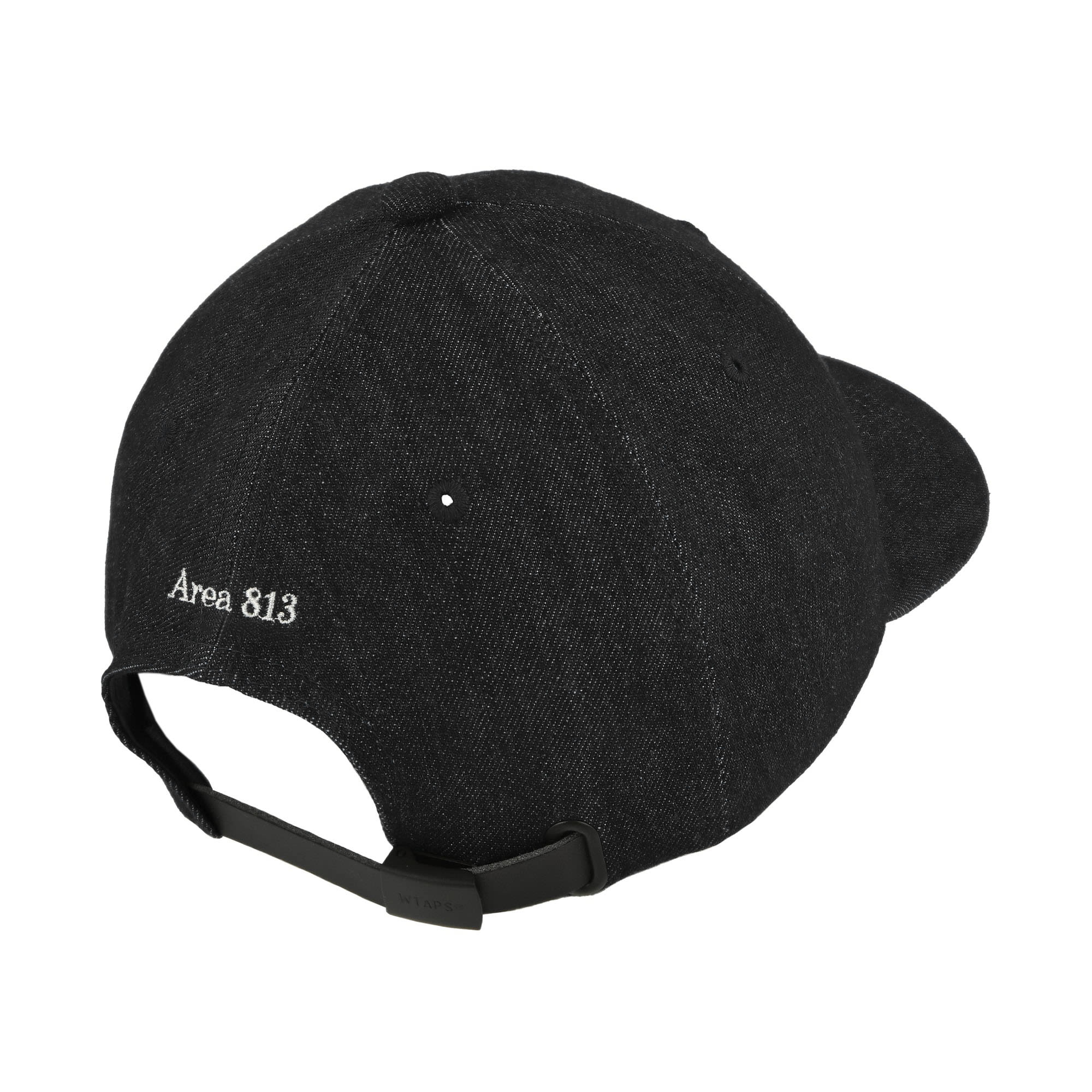 WTAPS T-6L 02 Denim Cap Black Caps Detail view 1 | Overkill