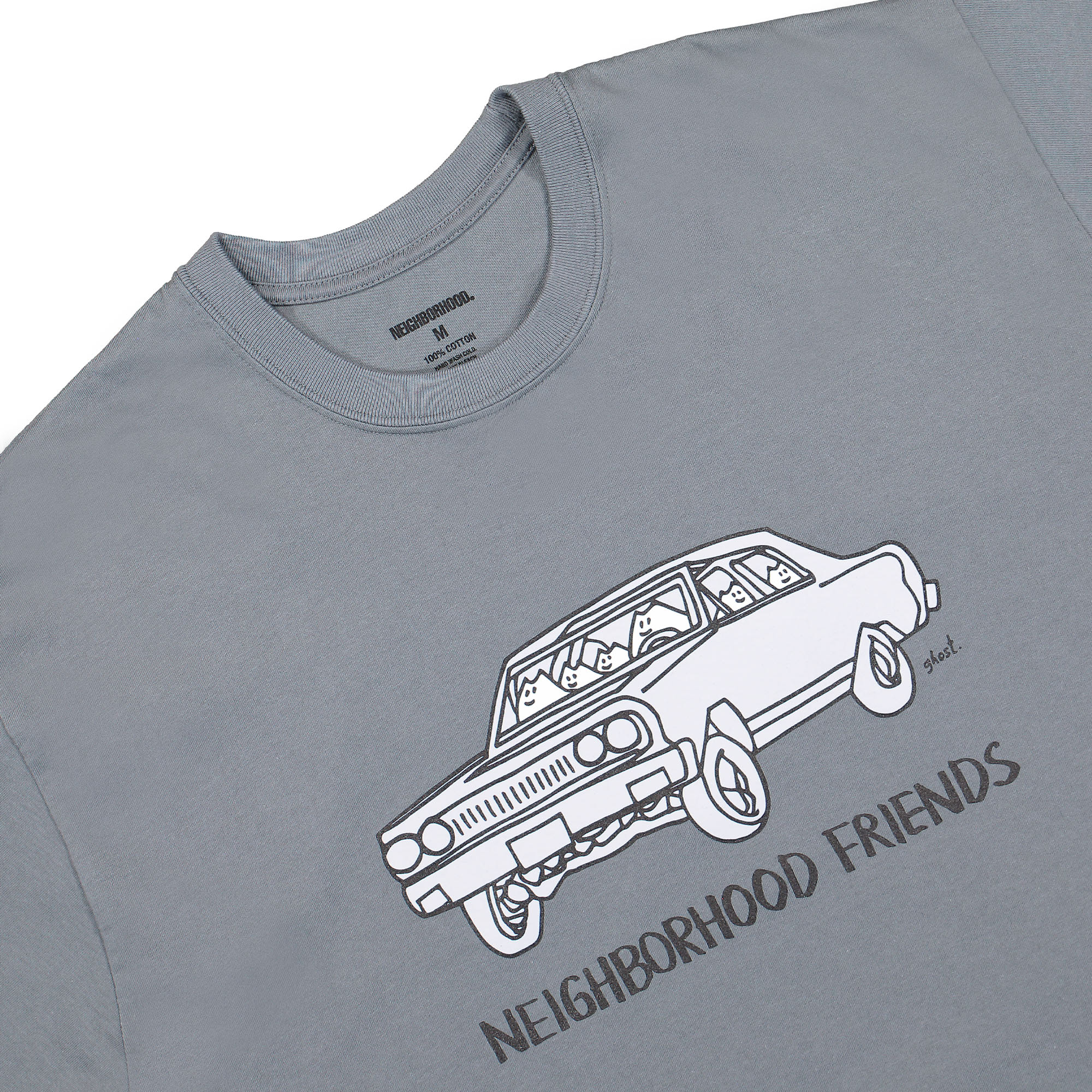Neighborhood NH . TEE SS-15 Gray T-Shirts Close-up | Overkill