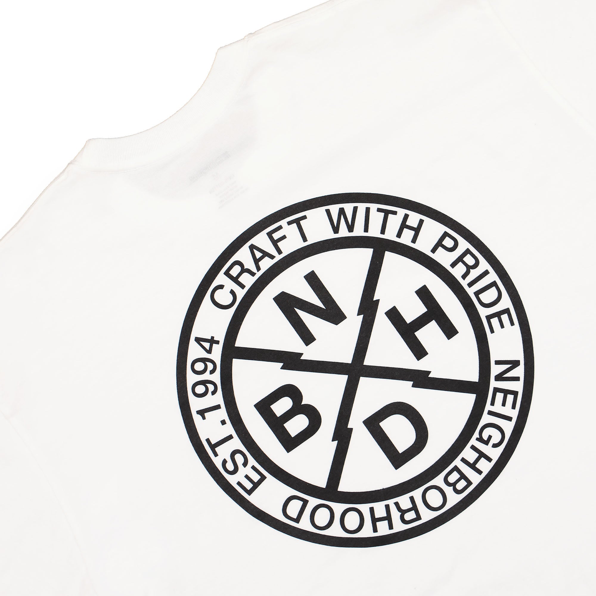 Neighborhood NH . Tee LS-3 White Longsleeves Detail view 1 | Overkill