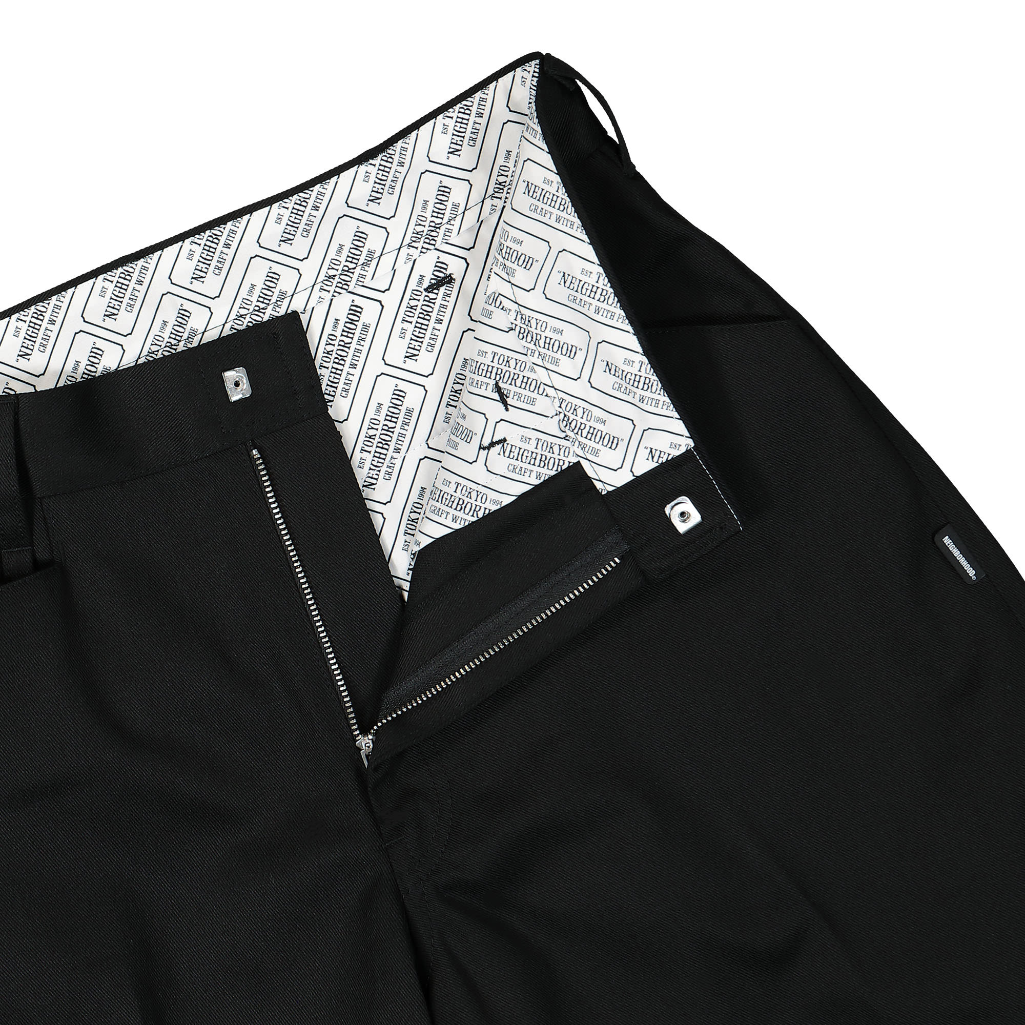 Neighborhood WP Wide Pants Black Casual Pants Detailfoto | Overkill