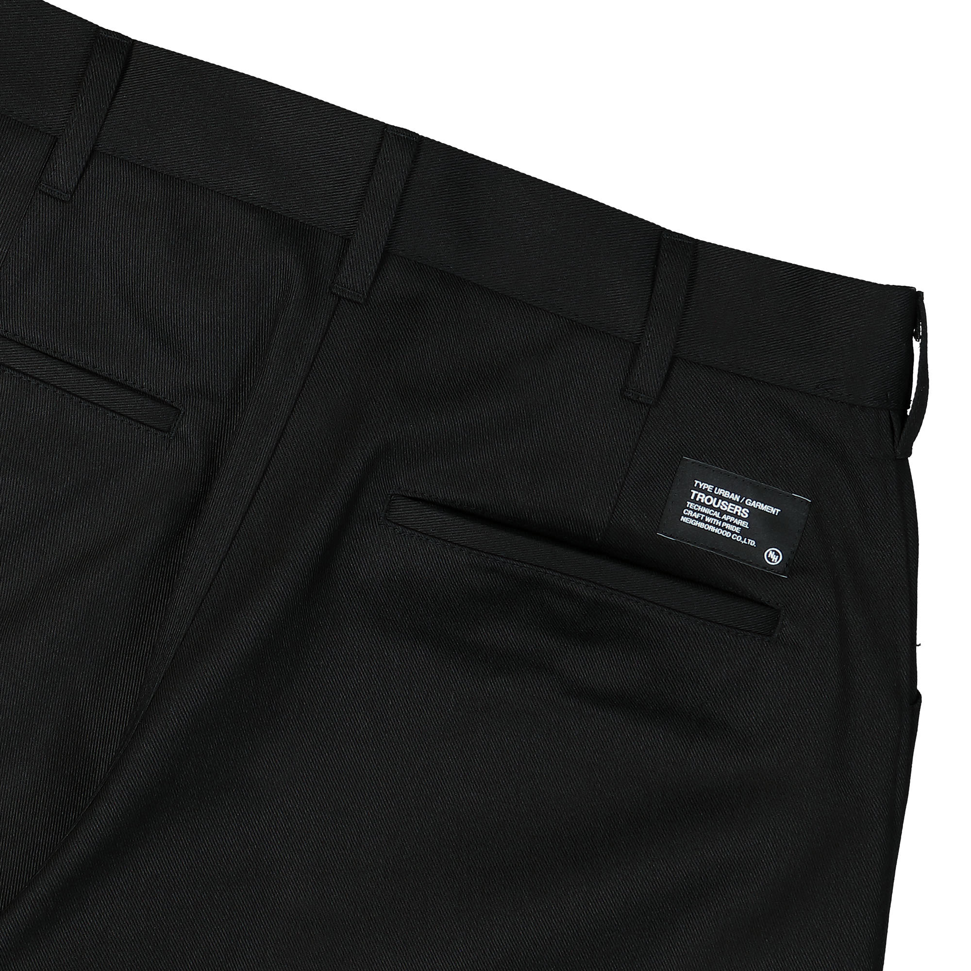 Neighborhood WP Wide Pants Black Casual Pants Detail view 2 | Overkill