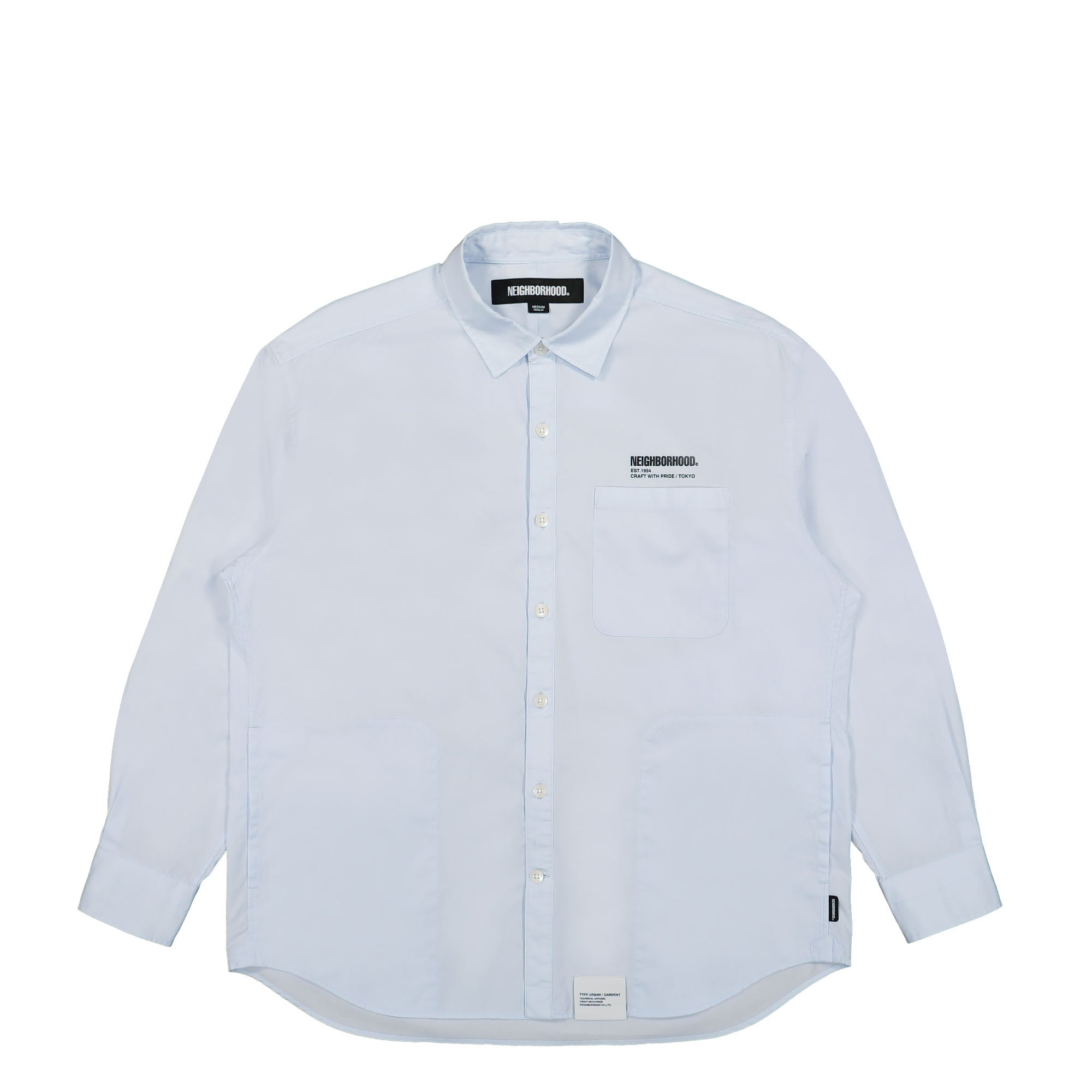 Neighborhood Trad Shirt LS Blue Shirts 231SPNH-SHM01 / Blue | Overkill
