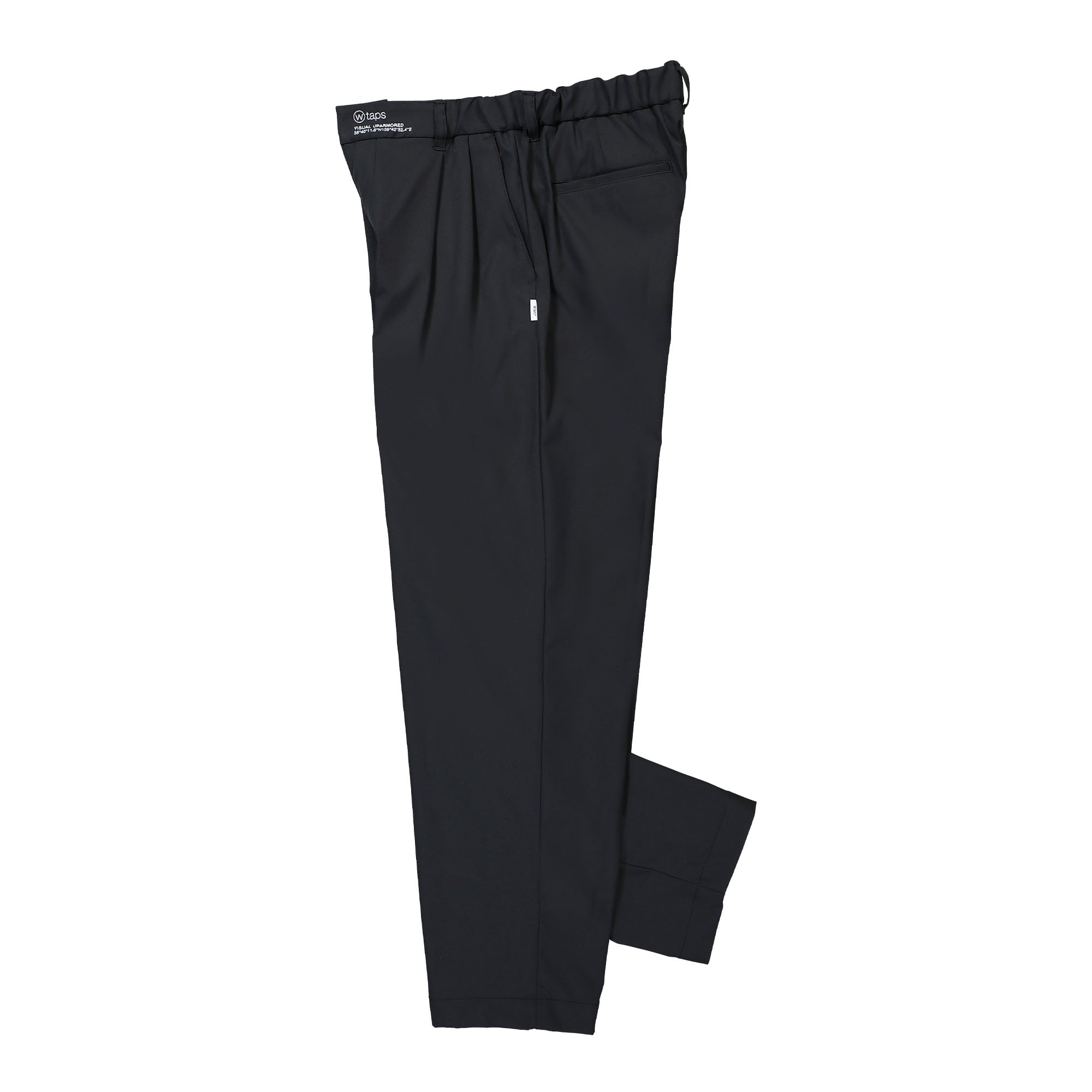 WTAPS TRDT2301 Poly. Twill. Dot Sight Trousers Black Casual Pants Close-up | Overkill