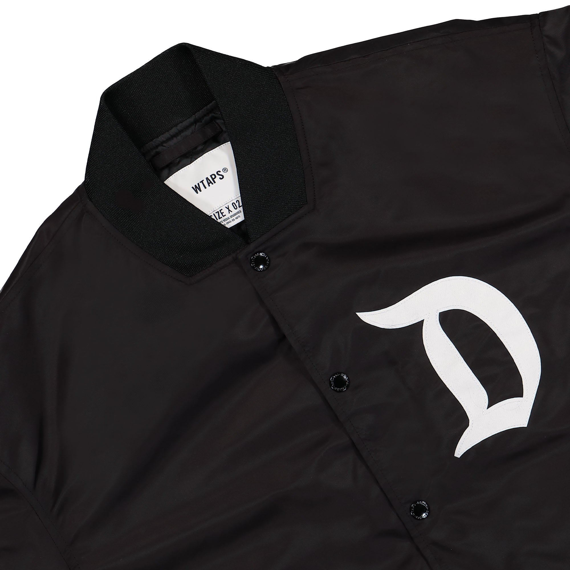 WTAPS DSQD Team Jacket 231TQDT-JKM01 / Black | OVERKILL
