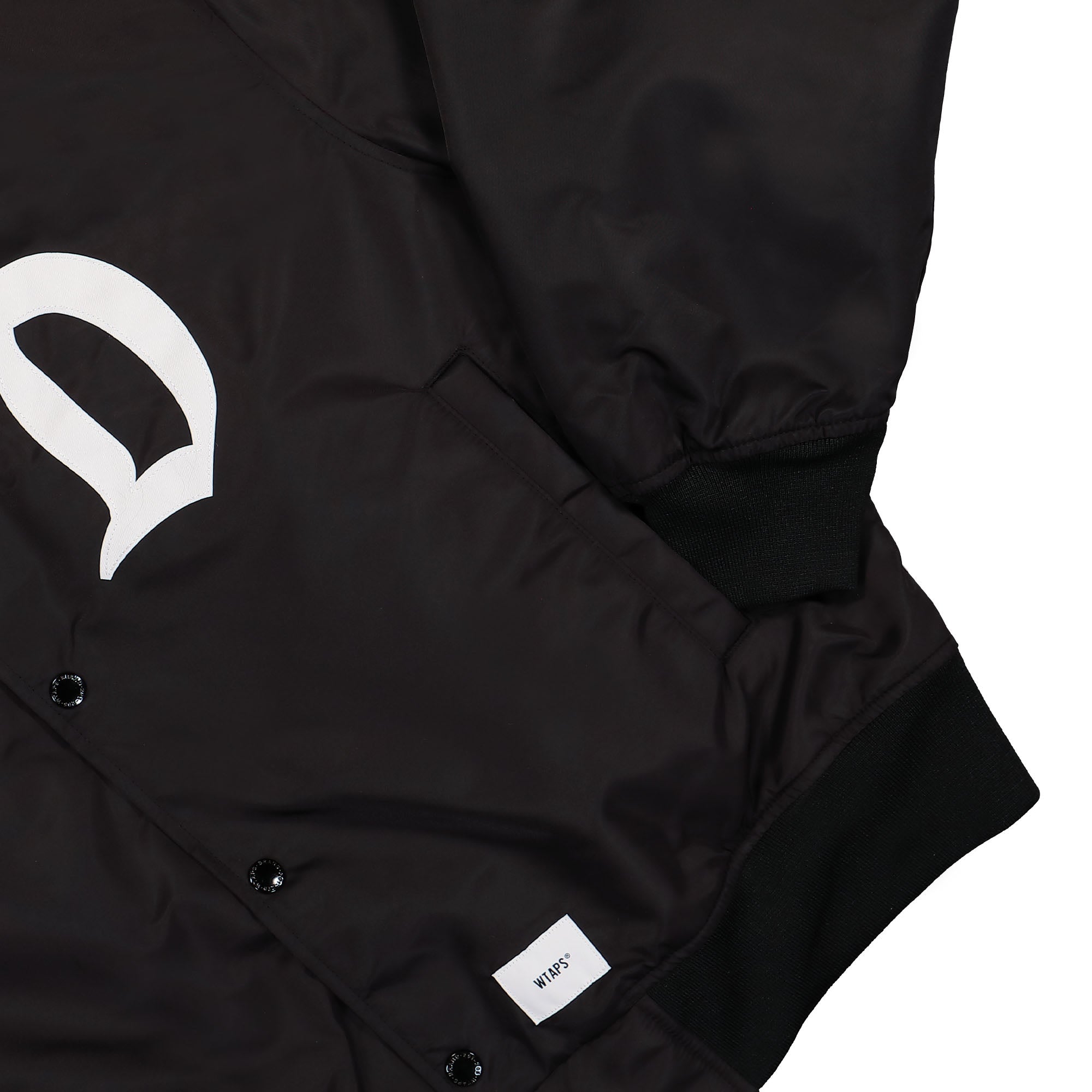 WTAPS DSQD Team Jacket Black Bomber & Varsity Jackets Detail view 1 | Overkill