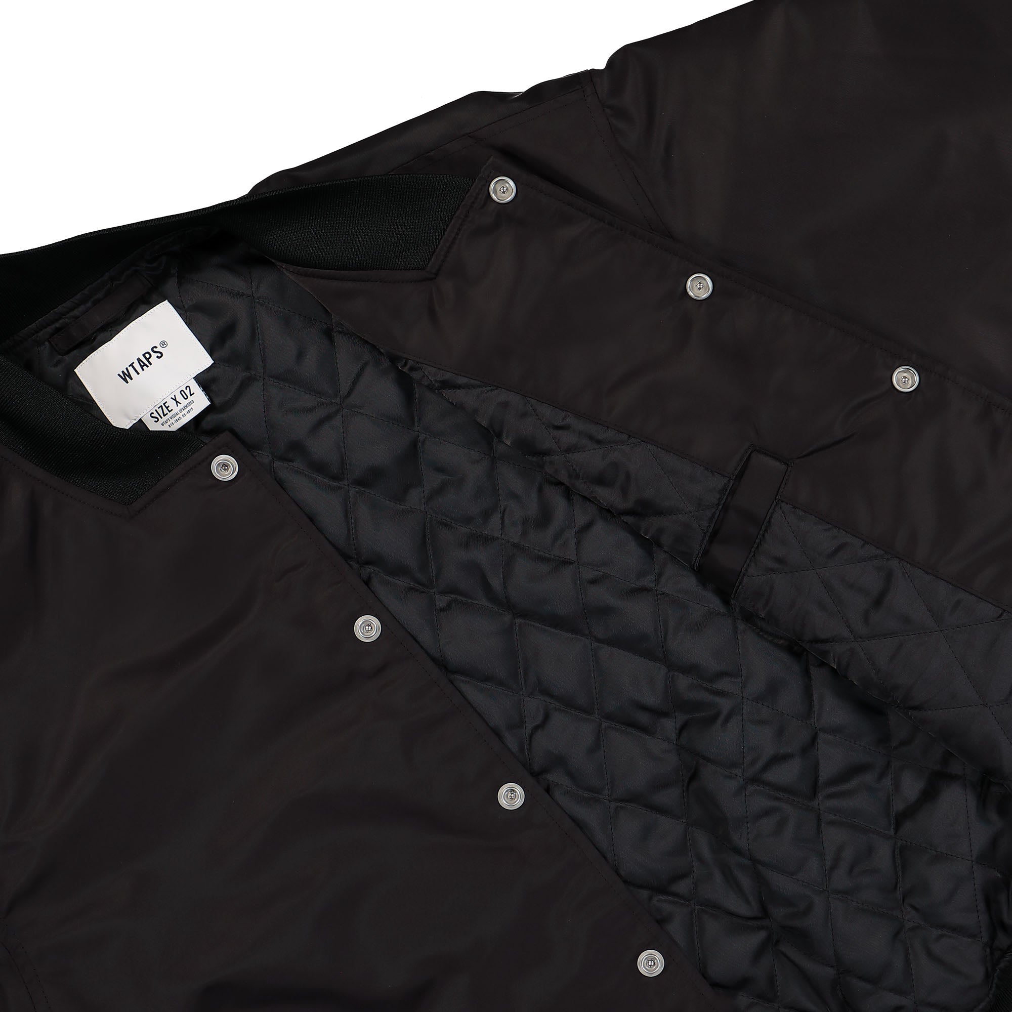 WTAPS DSQD Team Jacket Black Bomber & Varsity Jackets Detail view 2 | Overkill
