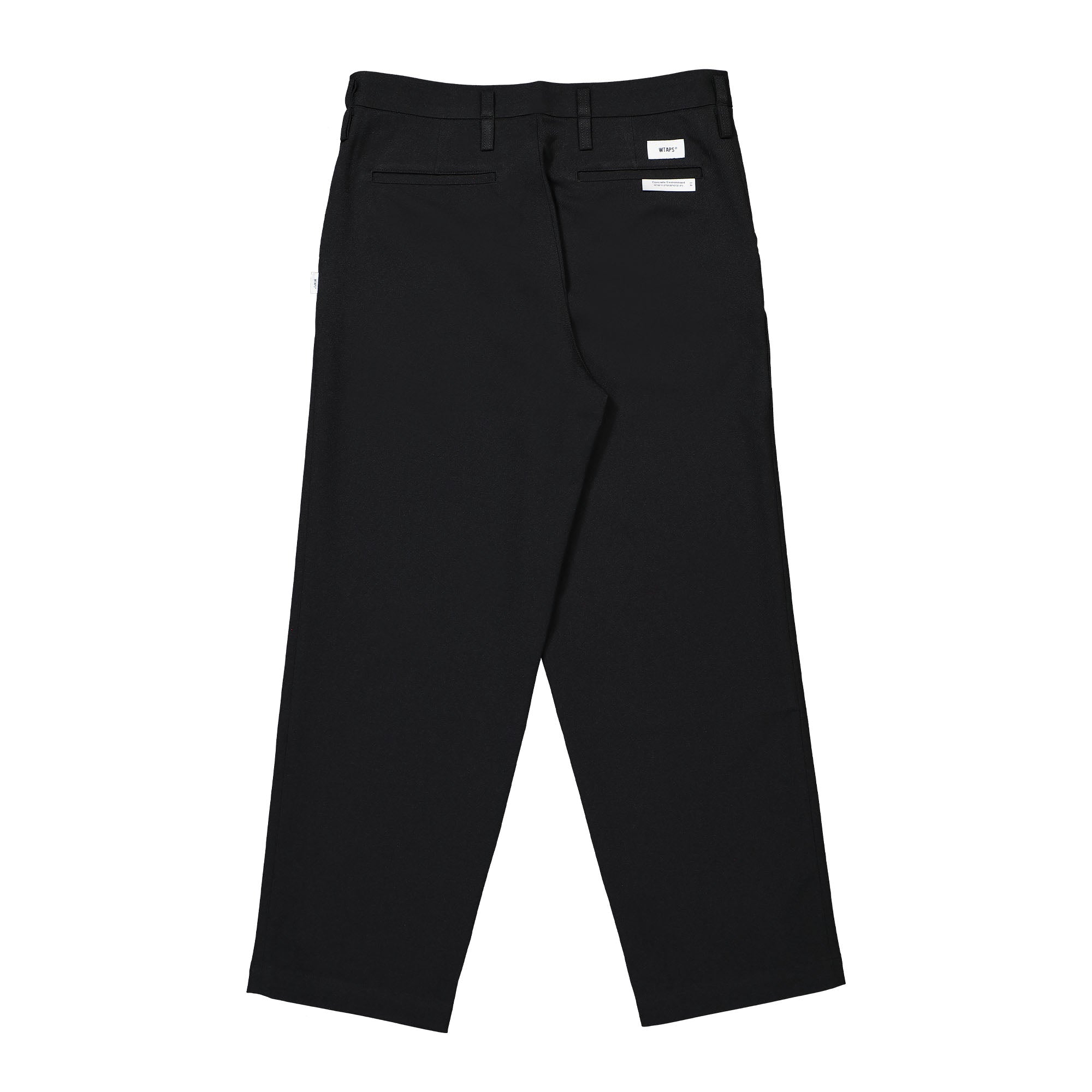 WTAPS Crease DL Trousers Pants 231TQDT-PTM01 / Black | OVERKILL