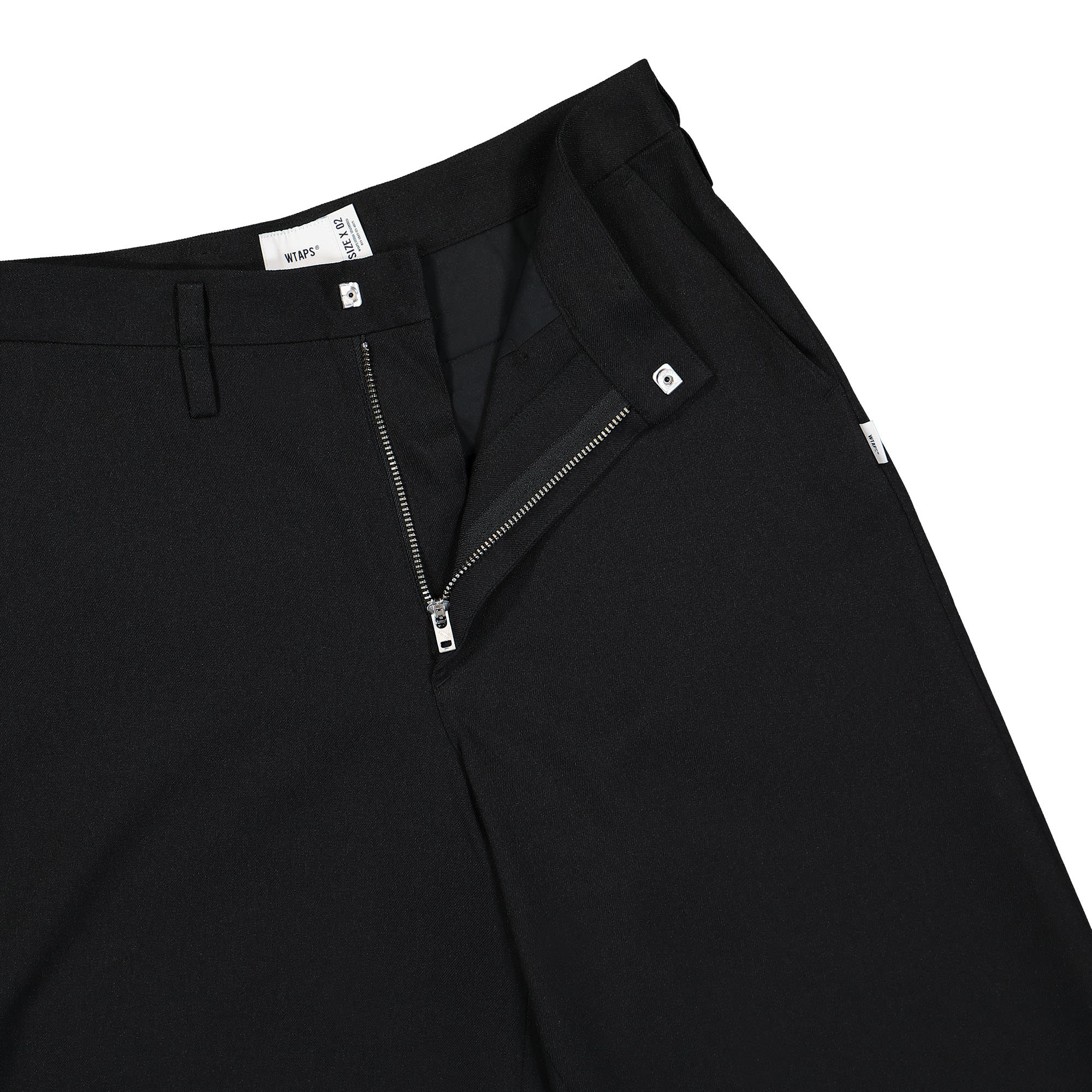 WTAPS CREASE DL BLACK サイズ02 WTAPS Crease DL Trousers Pants 231TQDT-PTM01 / Black | OVERKILL