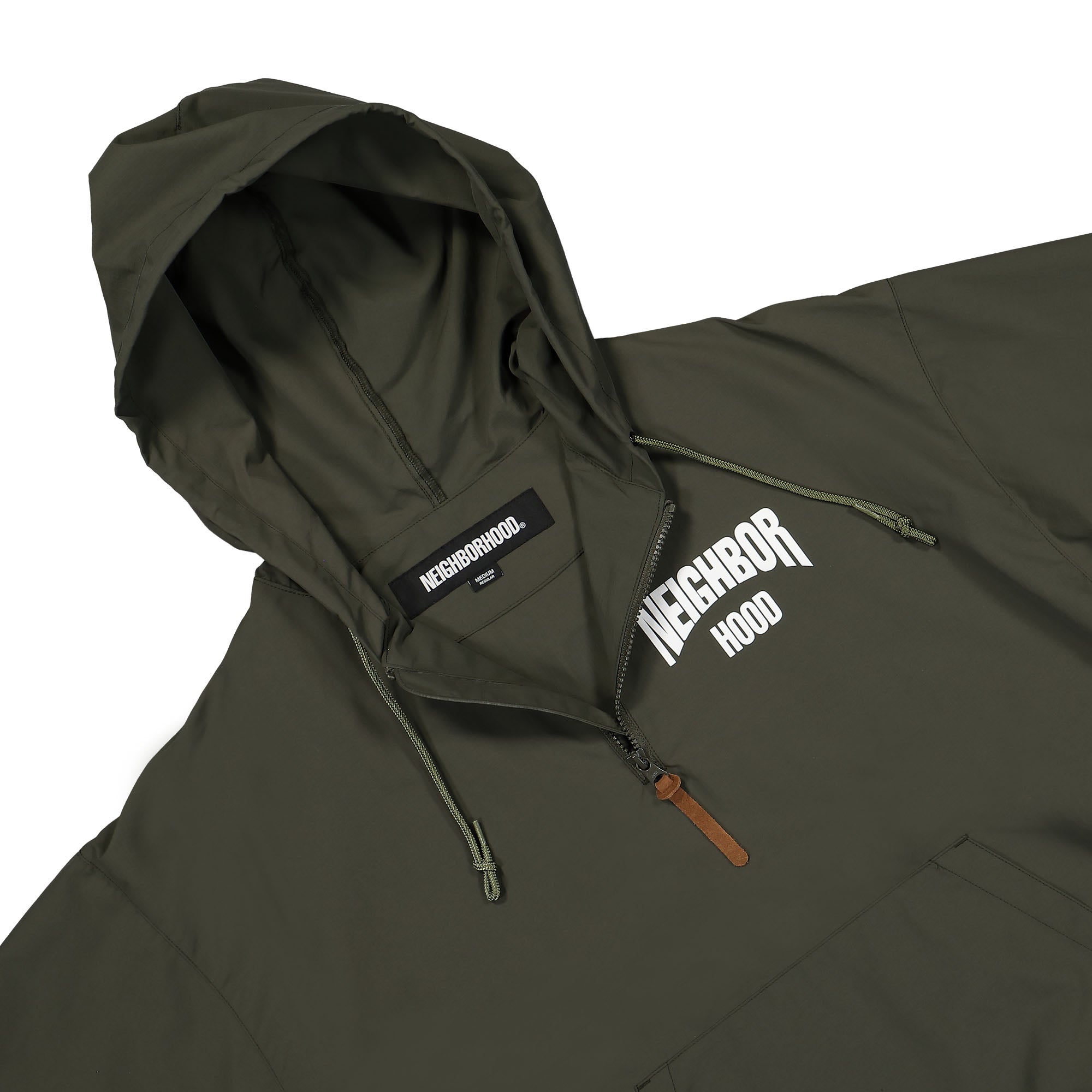 Neighborhood Anorak Jacket Olive Drab Jackets Detailfoto | Overkill