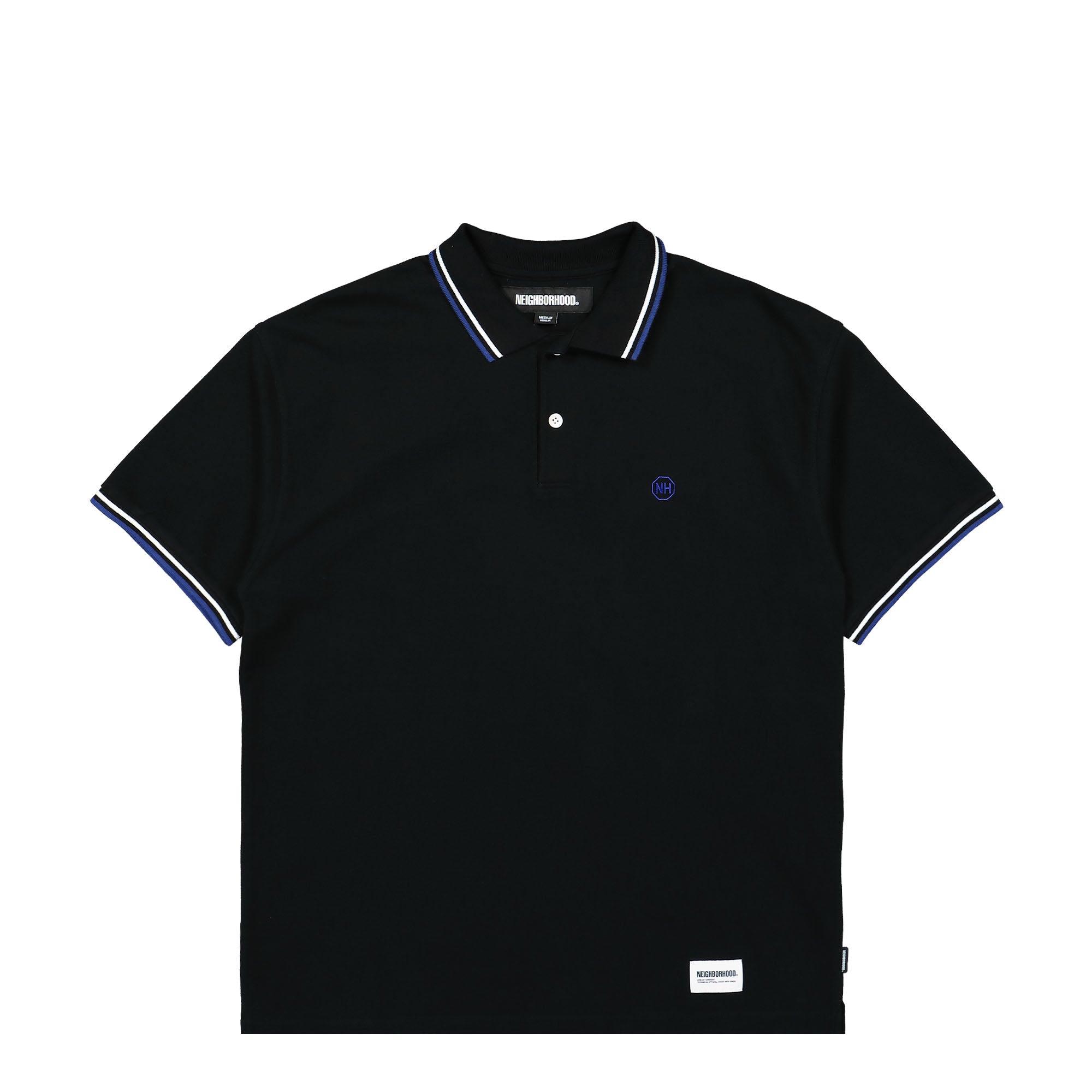 Neighborhood Classic Poloshirt Black Polo Shirts 231UWNH-CSM01 / Black | Overkill