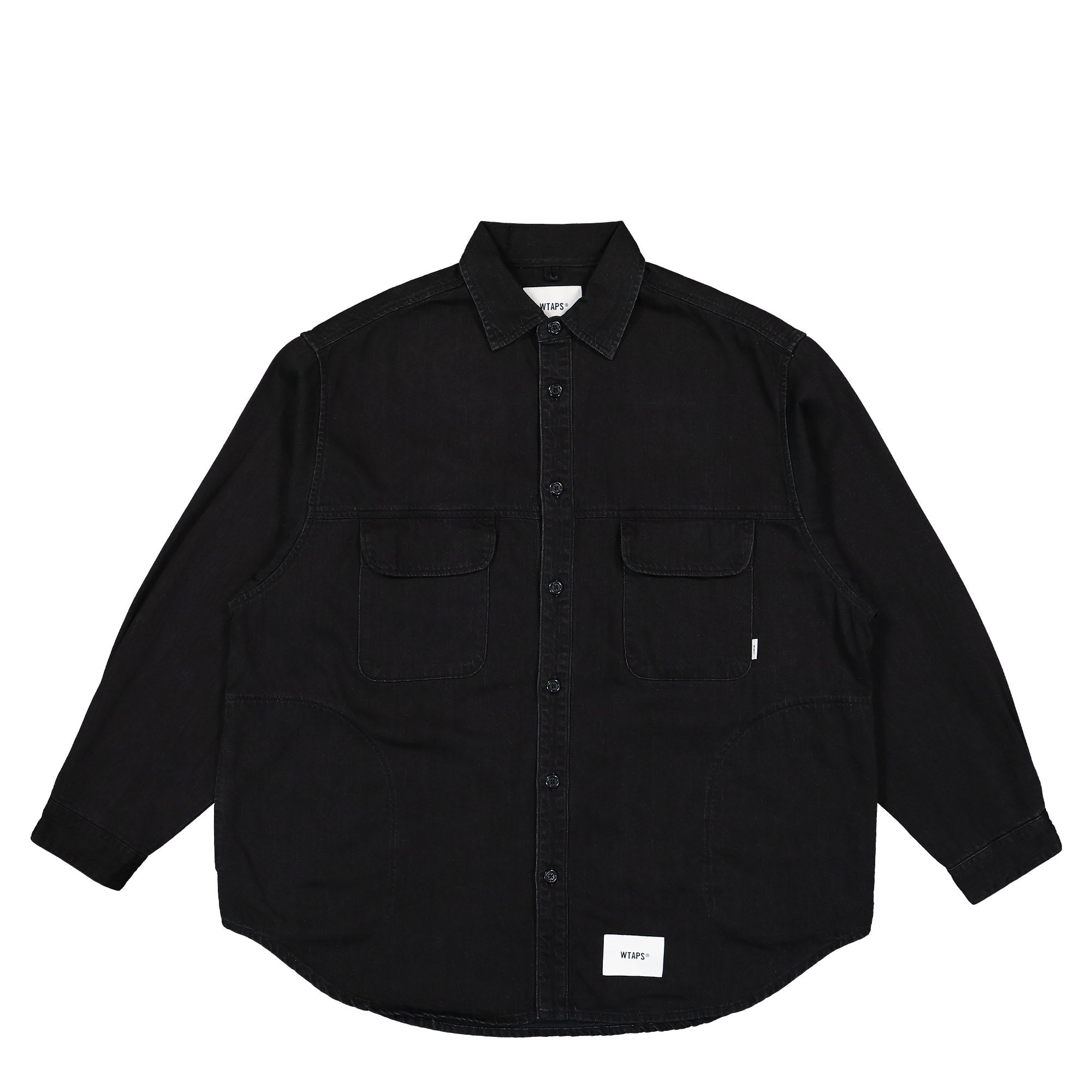 WTAPS WCPO Denim Shirt Black Shirts 231WVDT-SHM01 / Black | Overkill