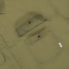 WTAPS Ladder Broadcloth Coolmax Shirt Olive Drab Shirts Detailfoto | Overkill