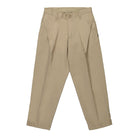 Neighborhood Slanted Tuck Pants Beige Casual Pants 232AQNH-PTM03 / Beige | Overkill