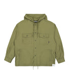 Neighborhood Hooded LS Shirt Jacket Olive Drab Jackets 232AQNH-SHM07 / Olive Drab | Overkill