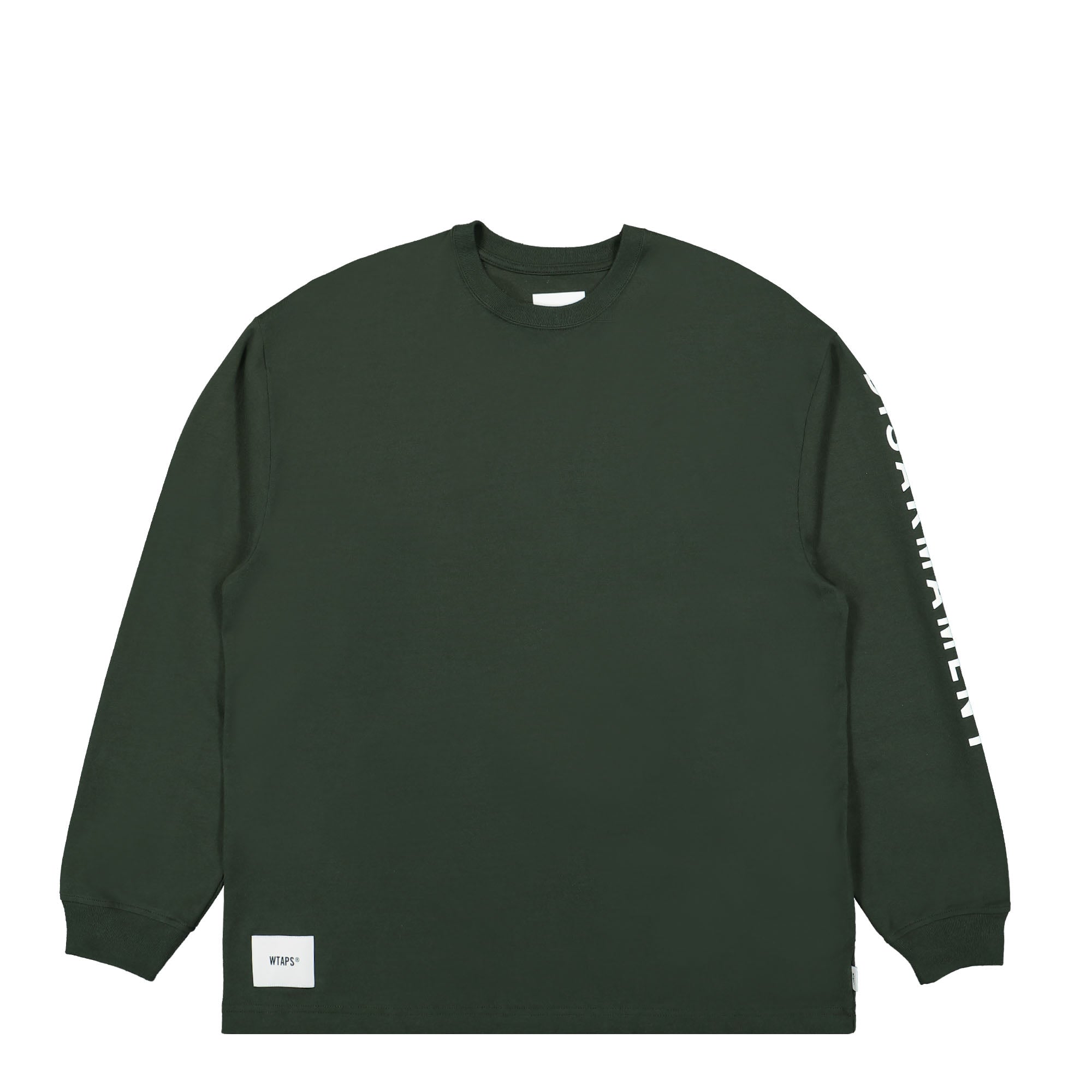 WTAPS OBJ 02 Beak Sweater Olive Drab Sweatshirts 232ATDT-CSM11 / Olive Drab | Overkill